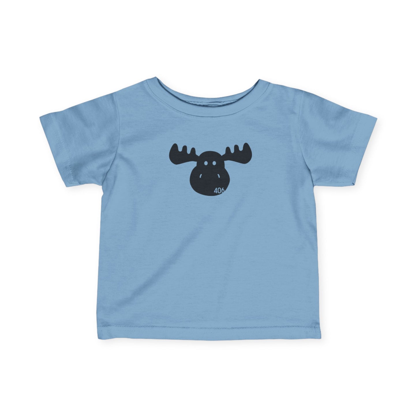 406 Baby Fine Jersey Tee - Moose