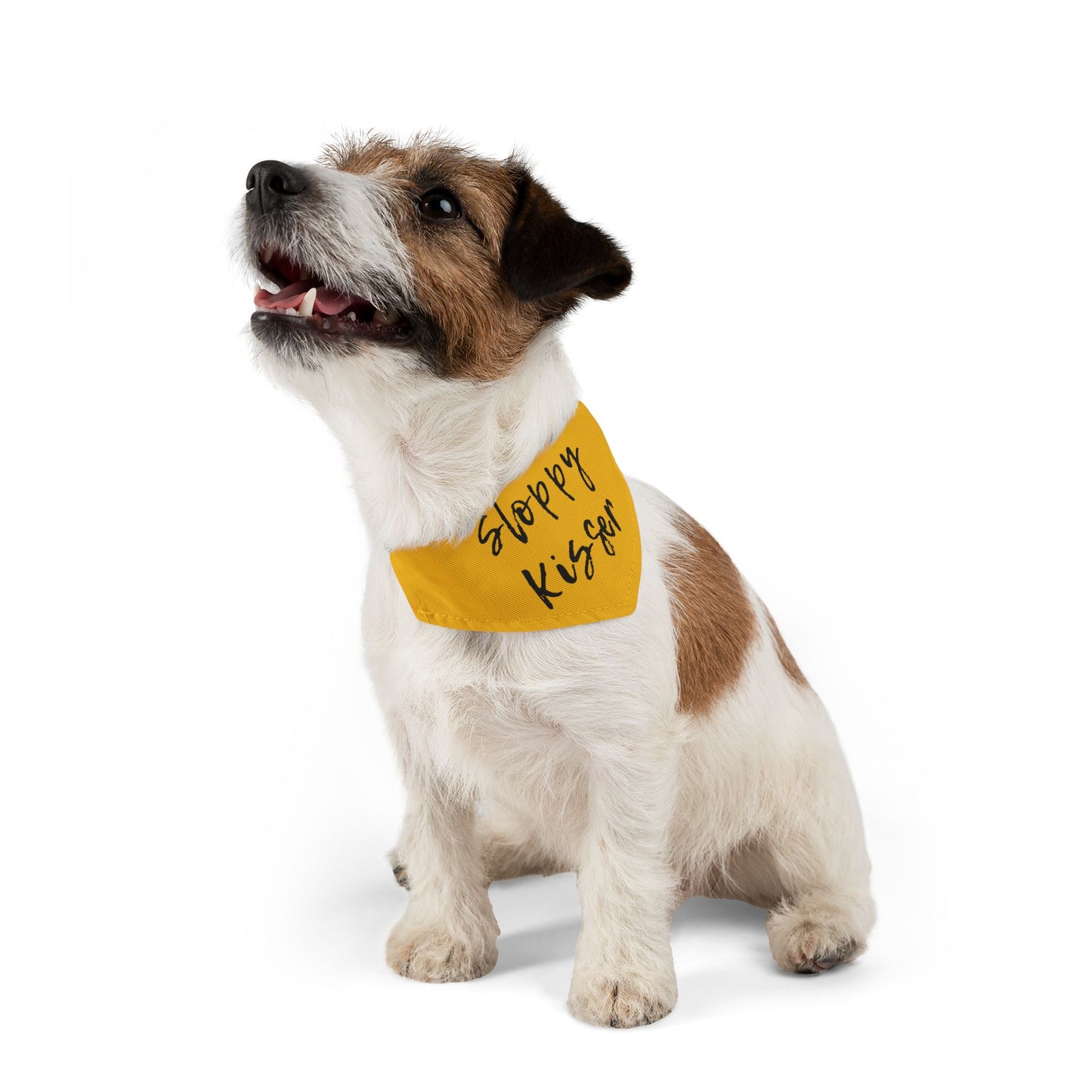 Pet Bandana Collar Yellow - Sloppy Kisser