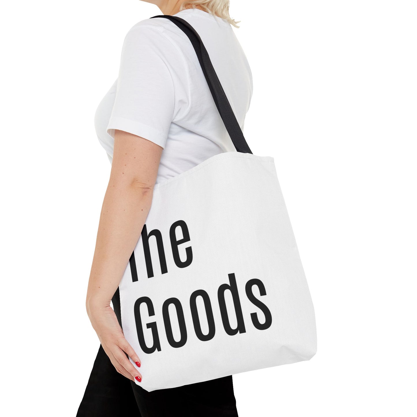 The Goods  Versatile Tote Bag (AOP) - White