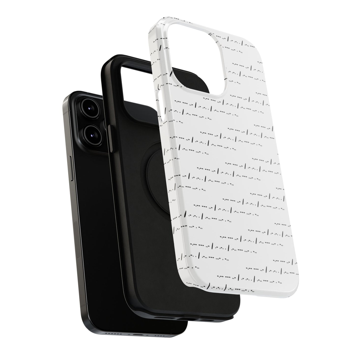 Phone Case - Impact-Resistant - "You Are Loved" Morse Code