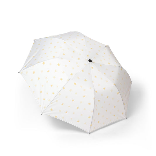 Cute Foldable Umbrella with Star Pattern, Compact Travel Umbrella, Stylish Rain Gear, Everyday Essentials, Perfect Gift for Any Occasion