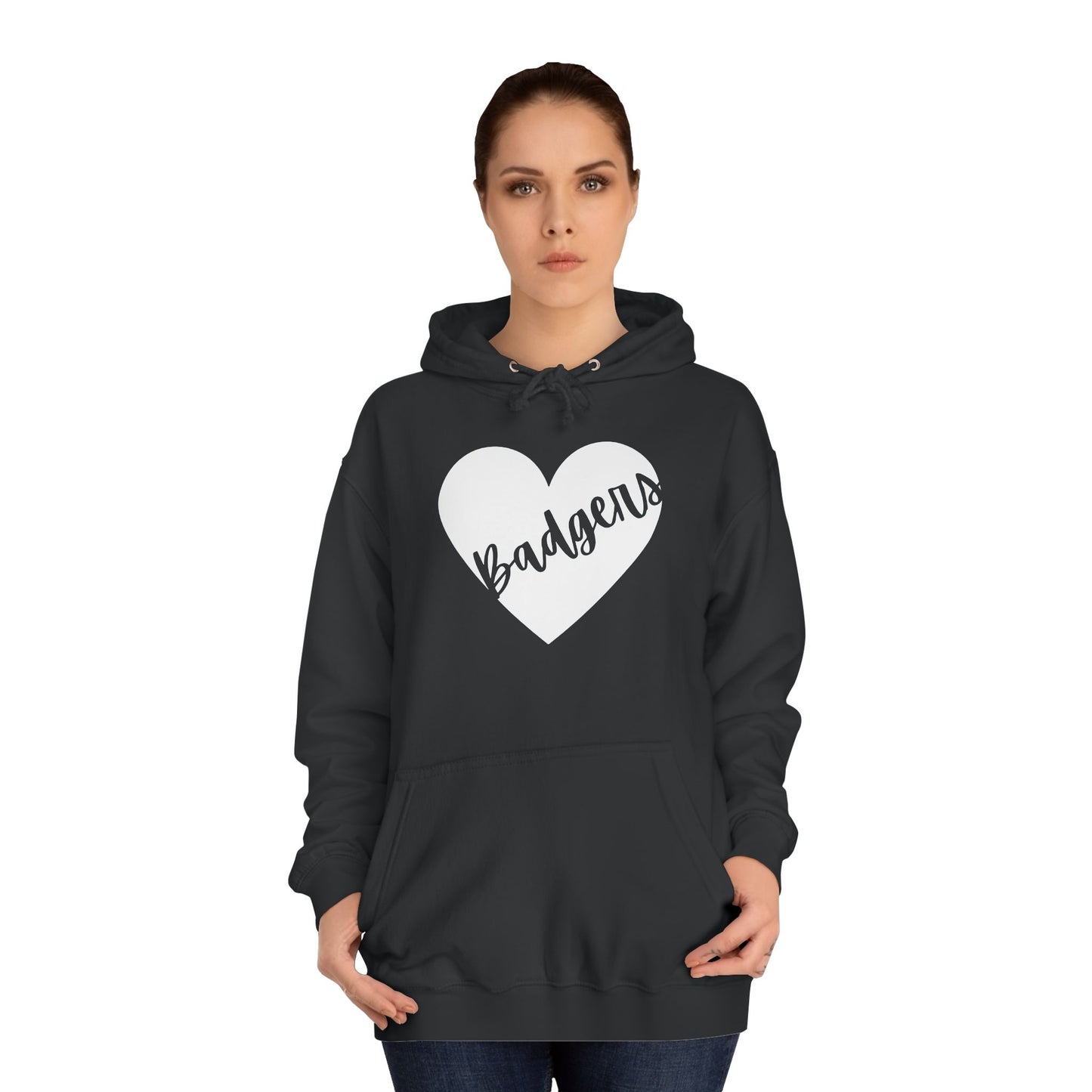 Generic Team Heart Hoodie - Badgers