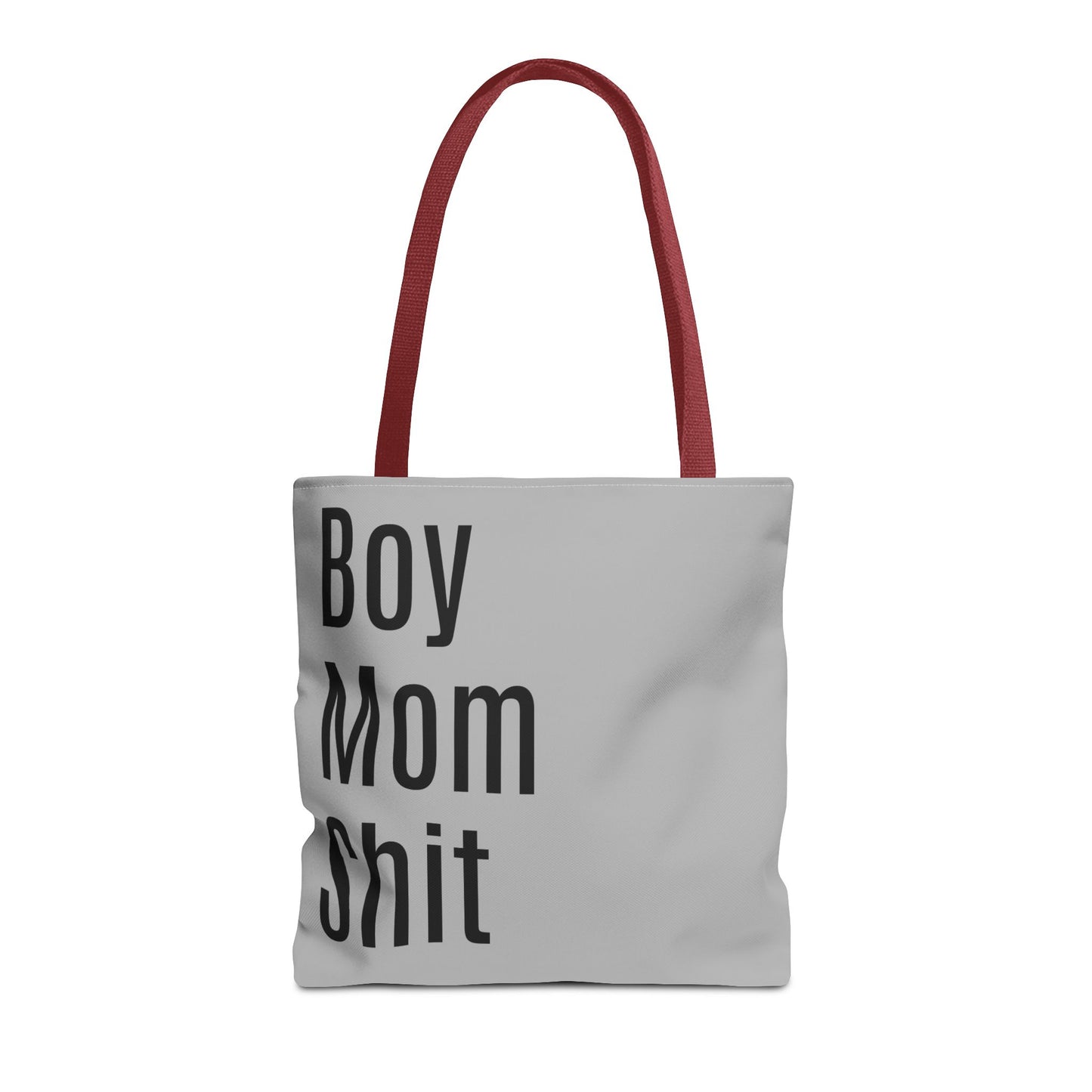 Boy Mom Shit Versatile Tote Bag (AOP) - Lt Gray