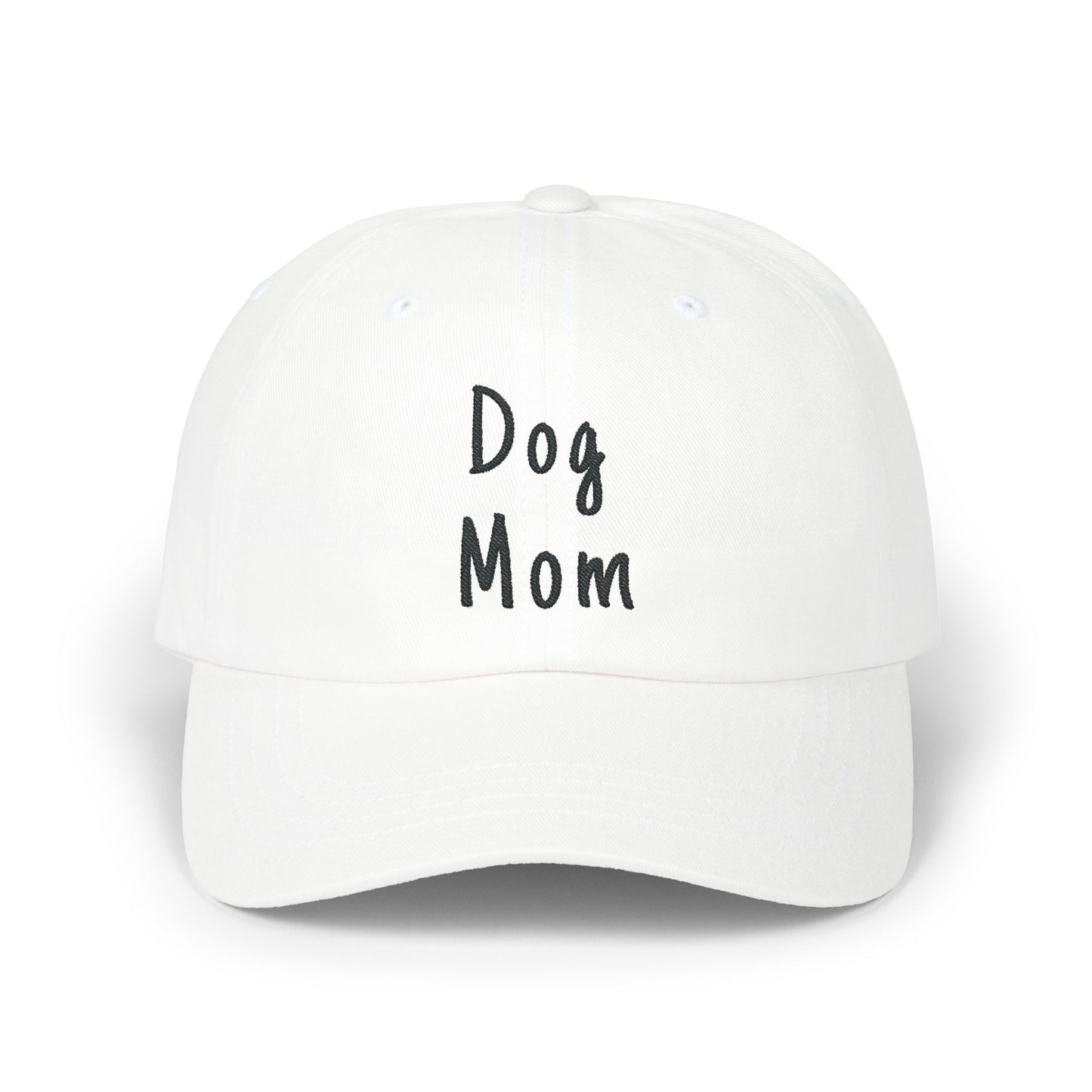 Embroidered Classic Baseball Cap - Dog Mom