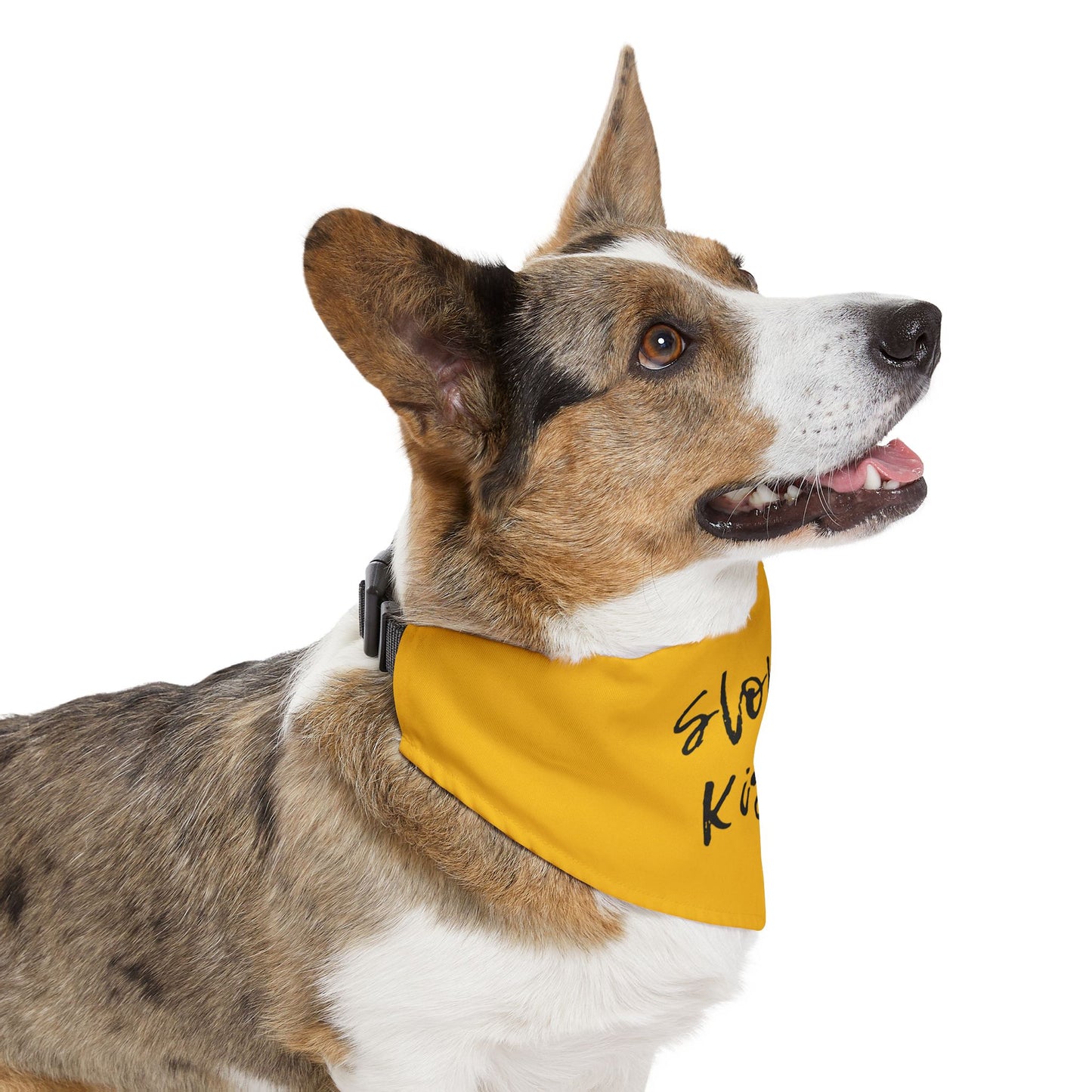 Pet Bandana Collar Yellow - Sloppy Kisser