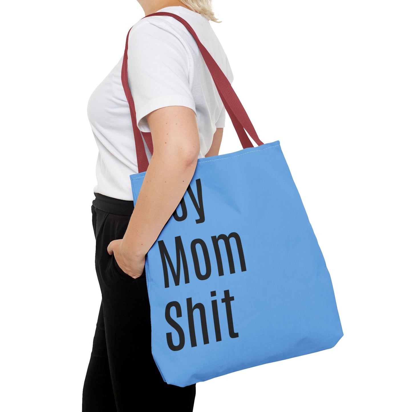 Boy Mom  Versatile Tote Bag (AOP) - Blue