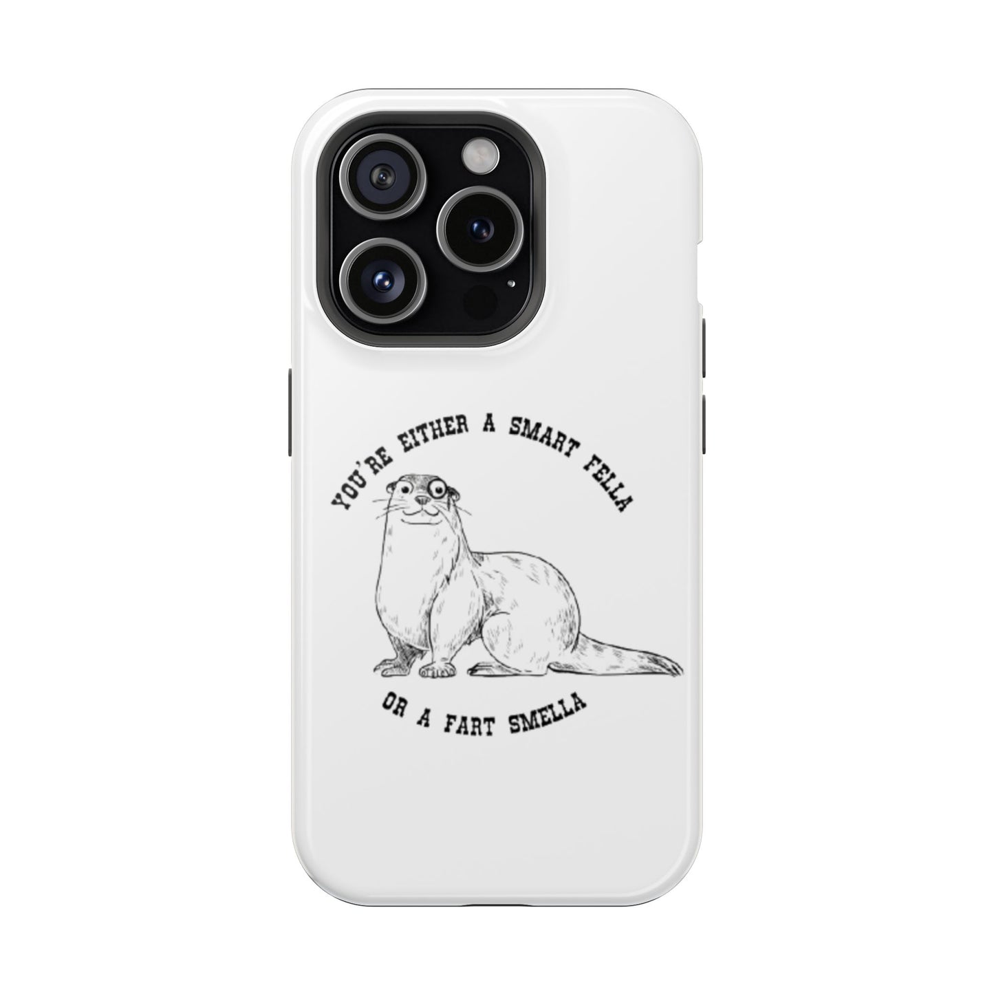 Impact-Resistant Cases - Fart Smella White