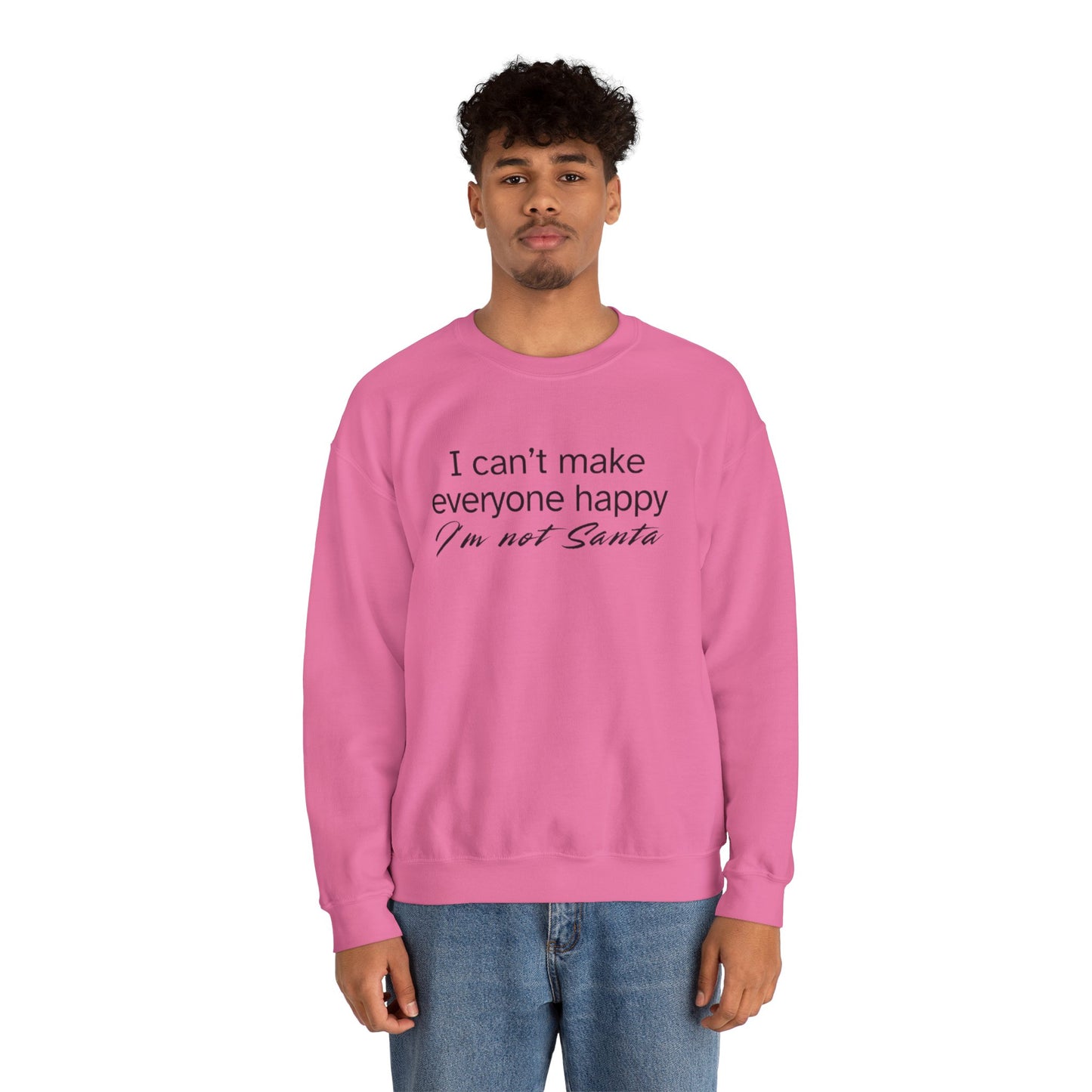 Festive I'm Not Santa Crewneck Sweatshirt