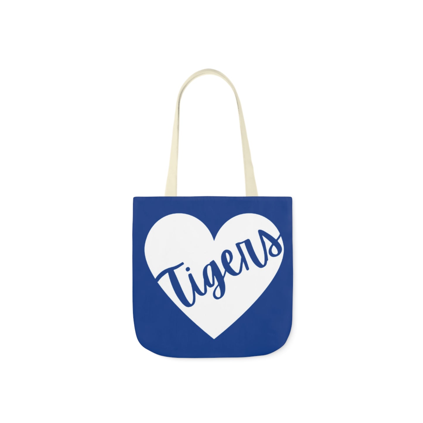 Generic Team Royal Blue Canvas Tote Bag, 5-Color Straps - Tigers