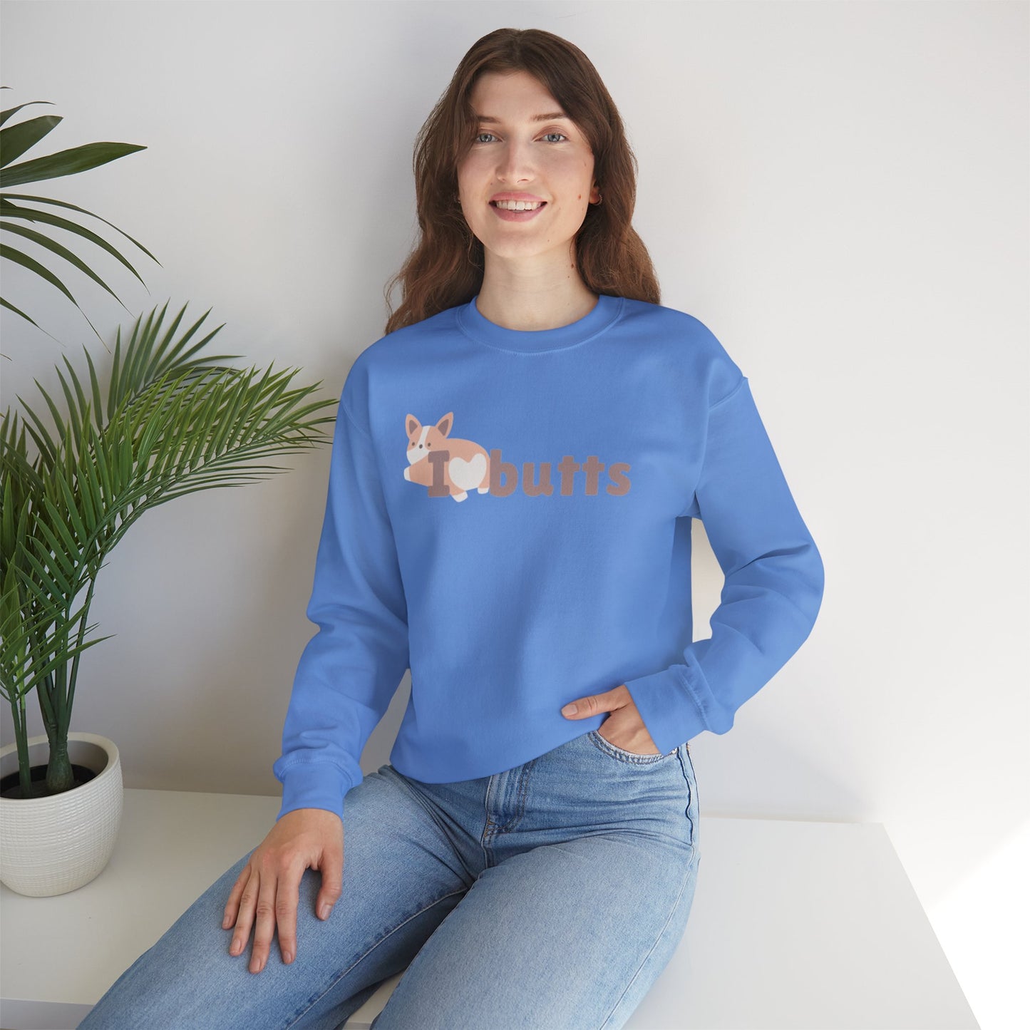 Butts Unisex Heavy Blend™ Crewneck Sweatshirt