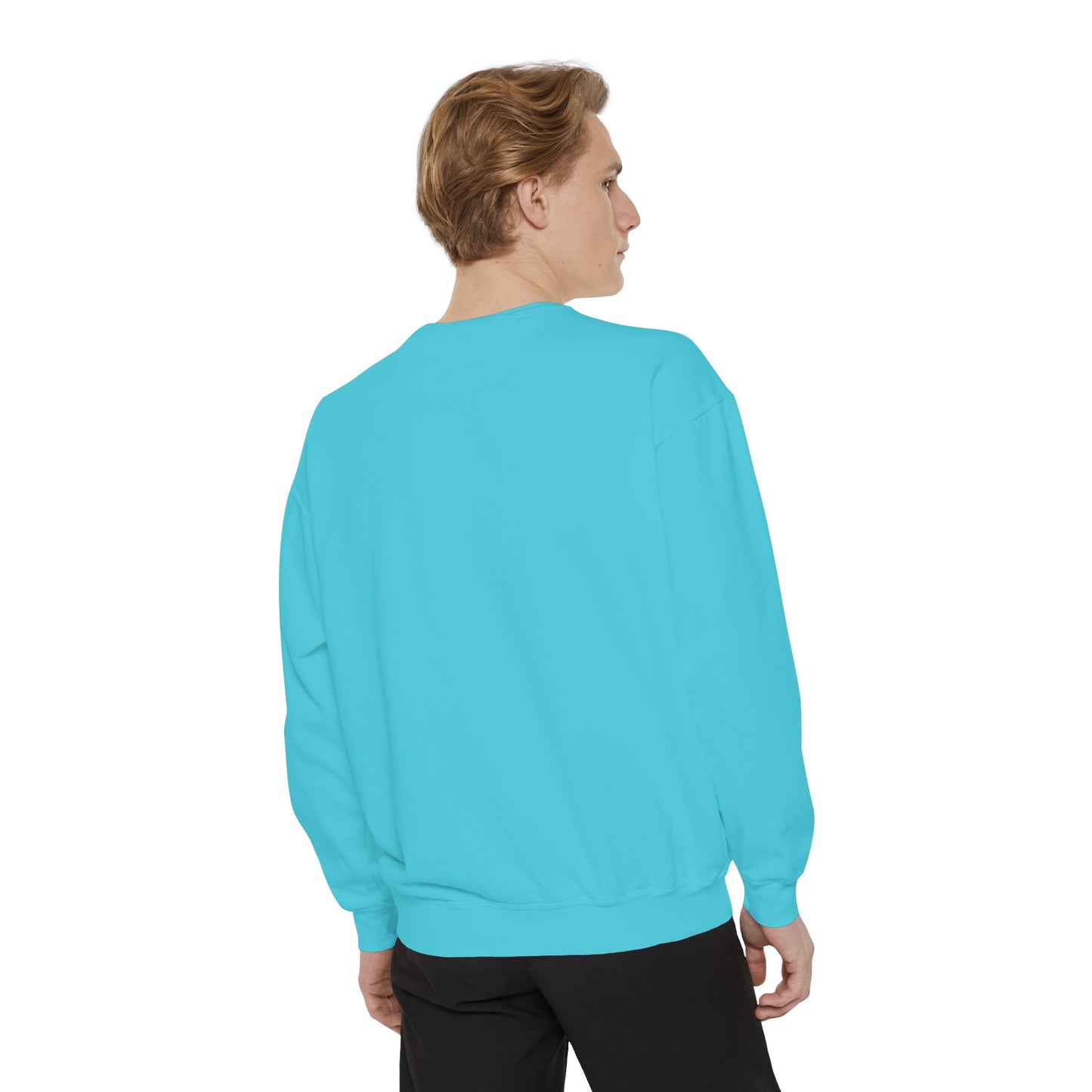 Generic Team Unisex Aqua Crewneck Sweatshirt - Aces