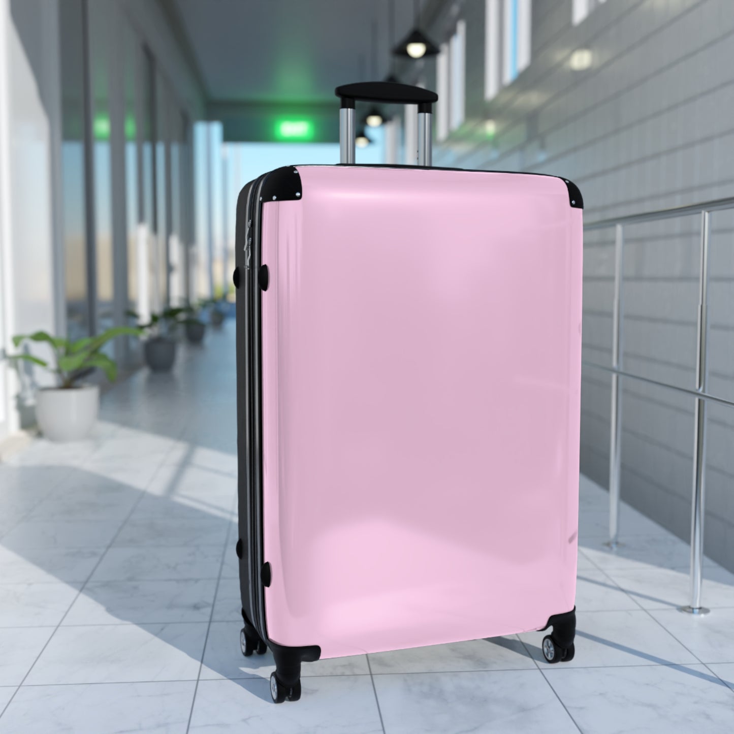 90's Inspired Mix & Match Suitcase - Pastel Pink