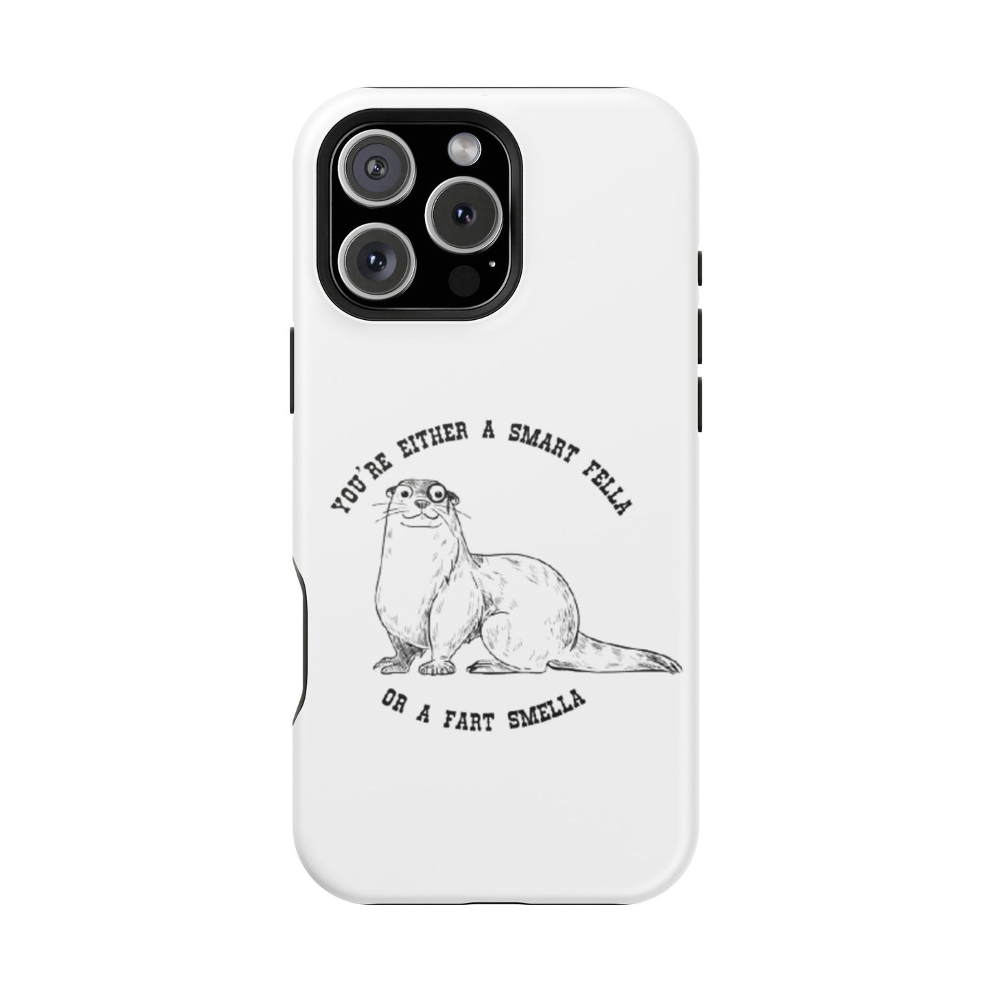 Impact-Resistant Cases - Fart Smella White