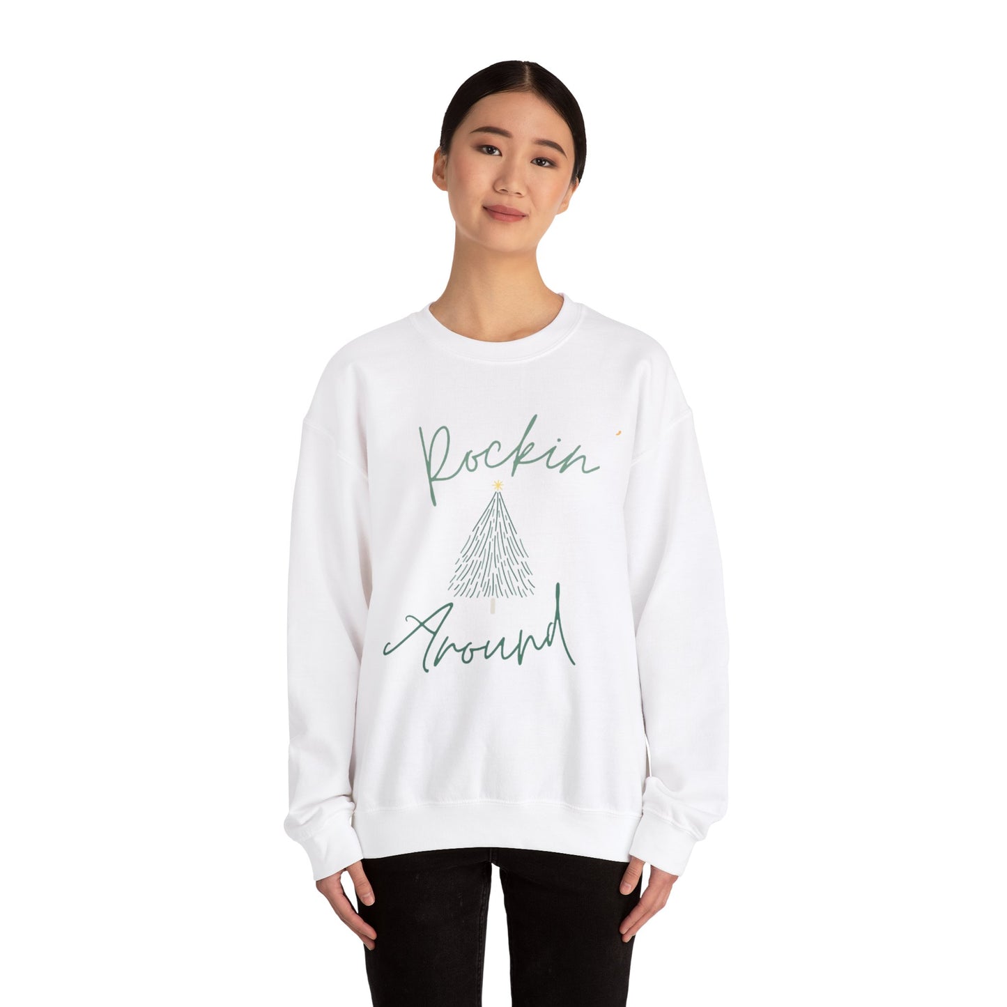 Festive Unisex Crewneck Sweatshirt - Rockin Around