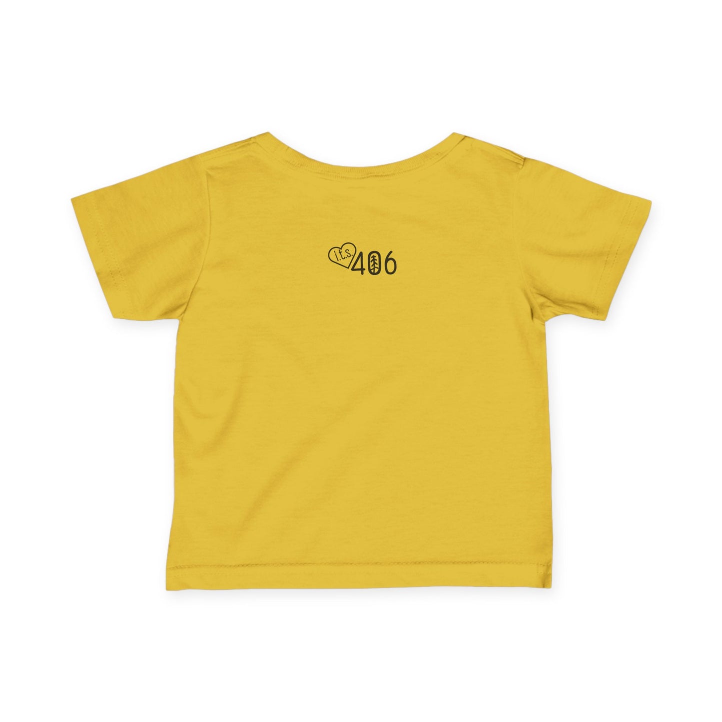 406 Baby Fine Jersey Tee - Bison