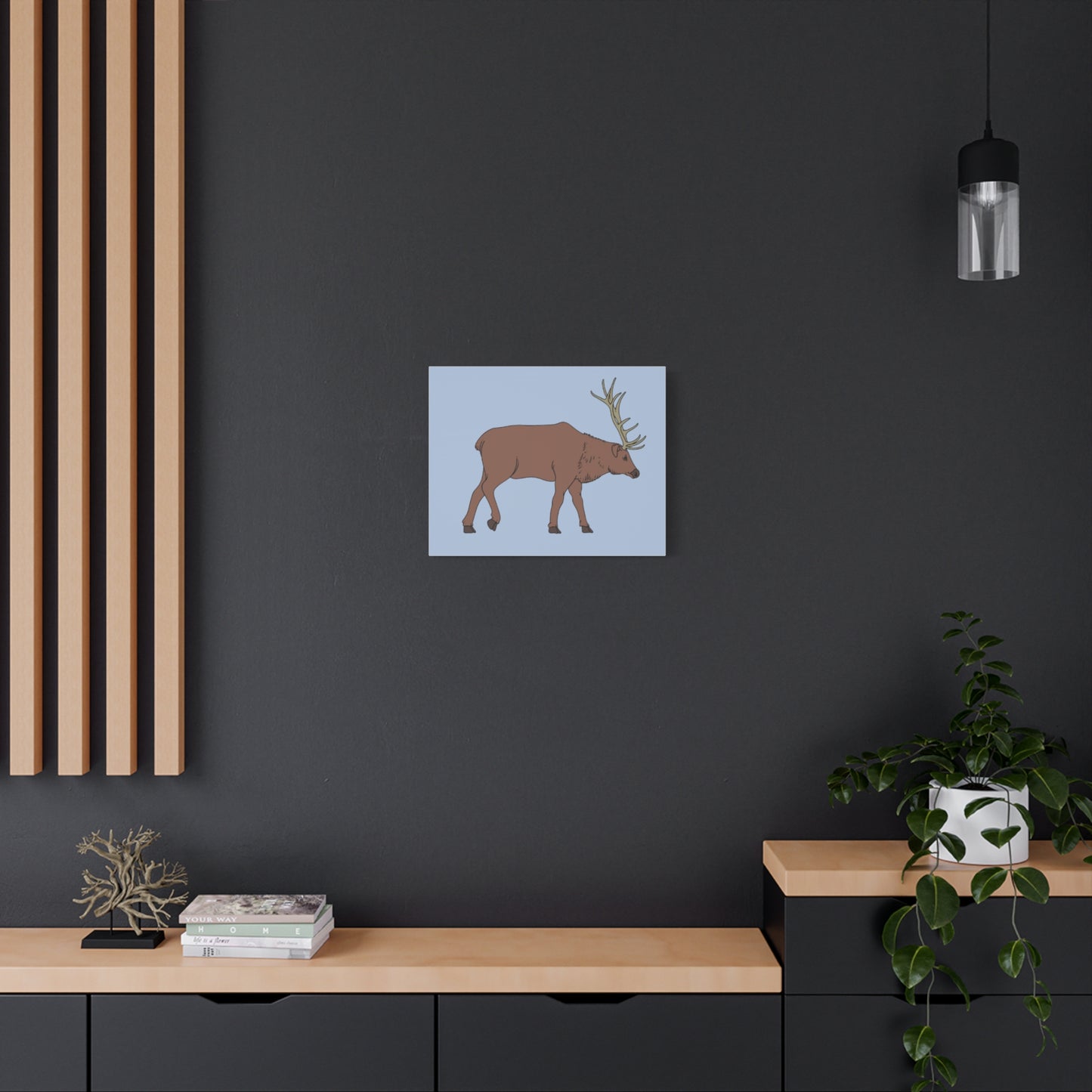 Stretched Matte Canvas 1.25" - Elk