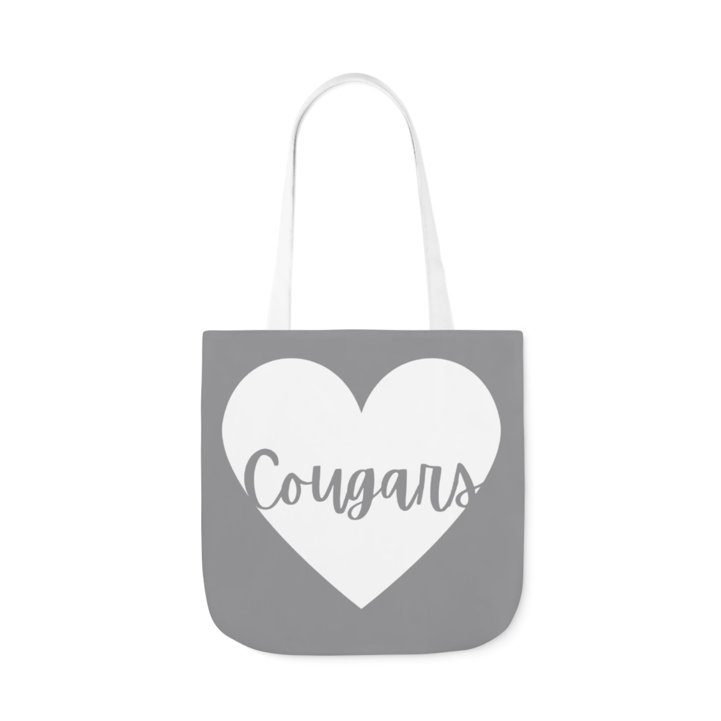 Generic Team Gray Canvas Tote Bag, 5-Color Straps - Cougars