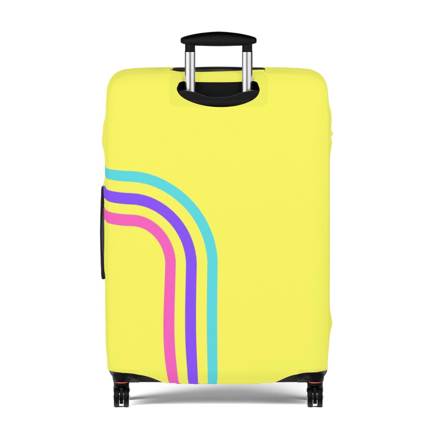 90's Inspired Luggage Cover - Banana Multicolor