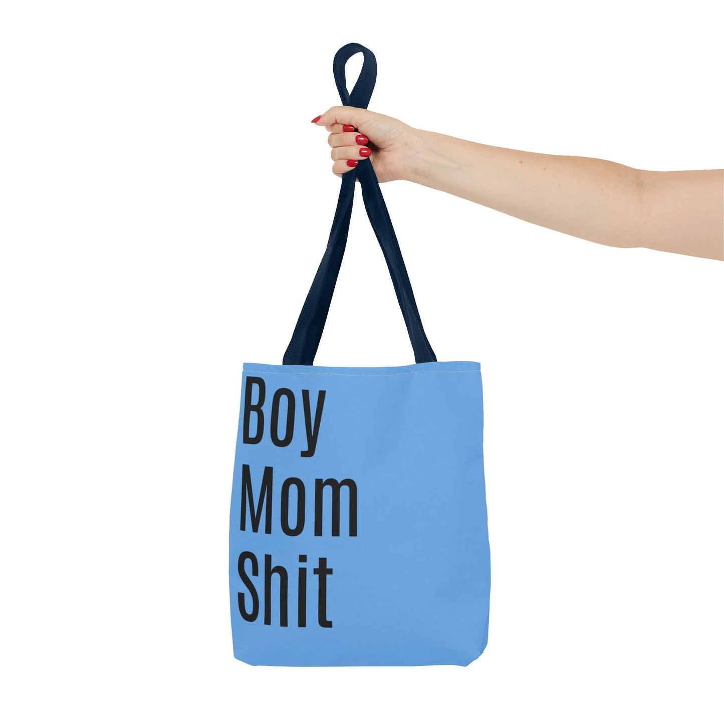 Boy Mom  Versatile Tote Bag (AOP) - Blue