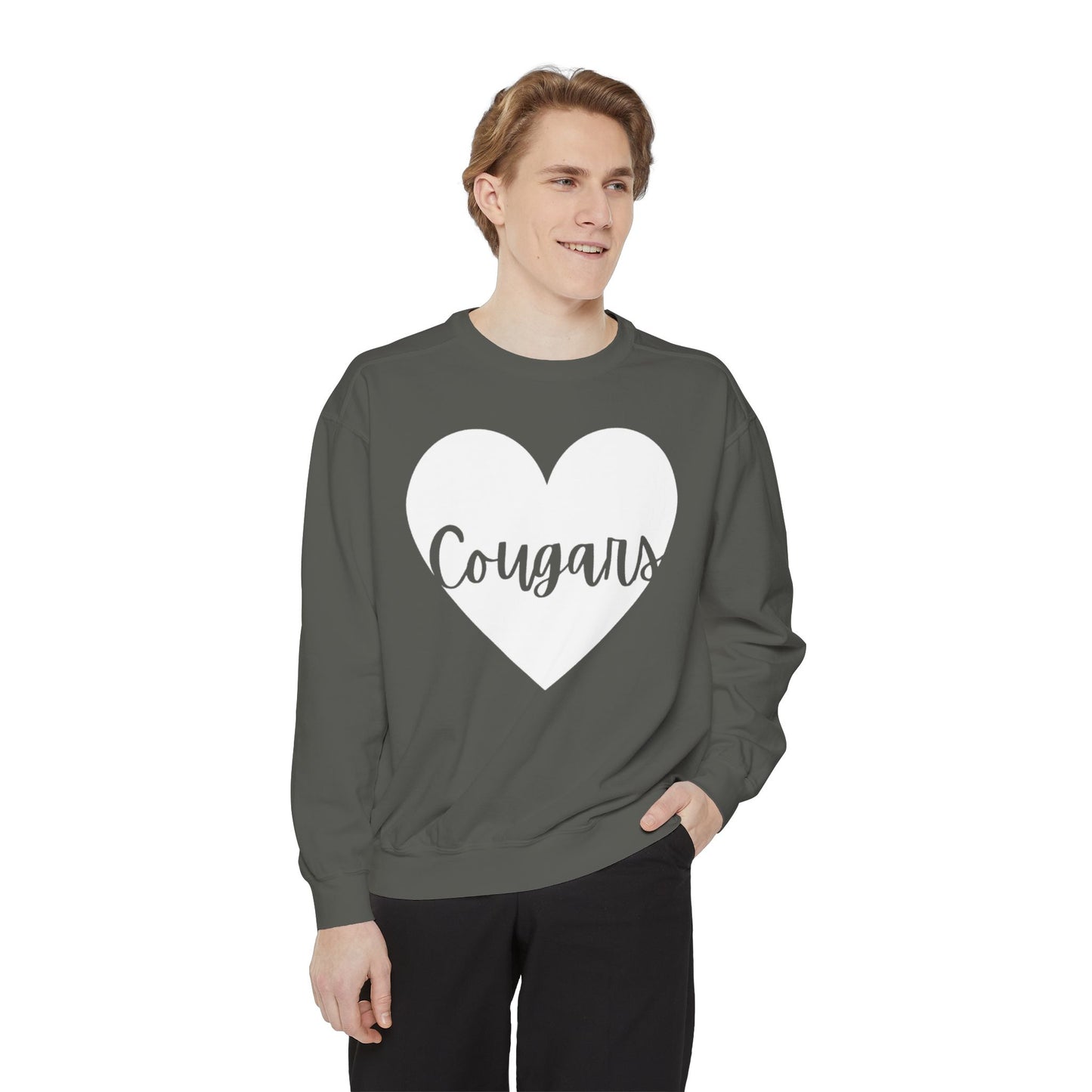 Generic Team Crewneck Sweatshirt - Cougars Heart