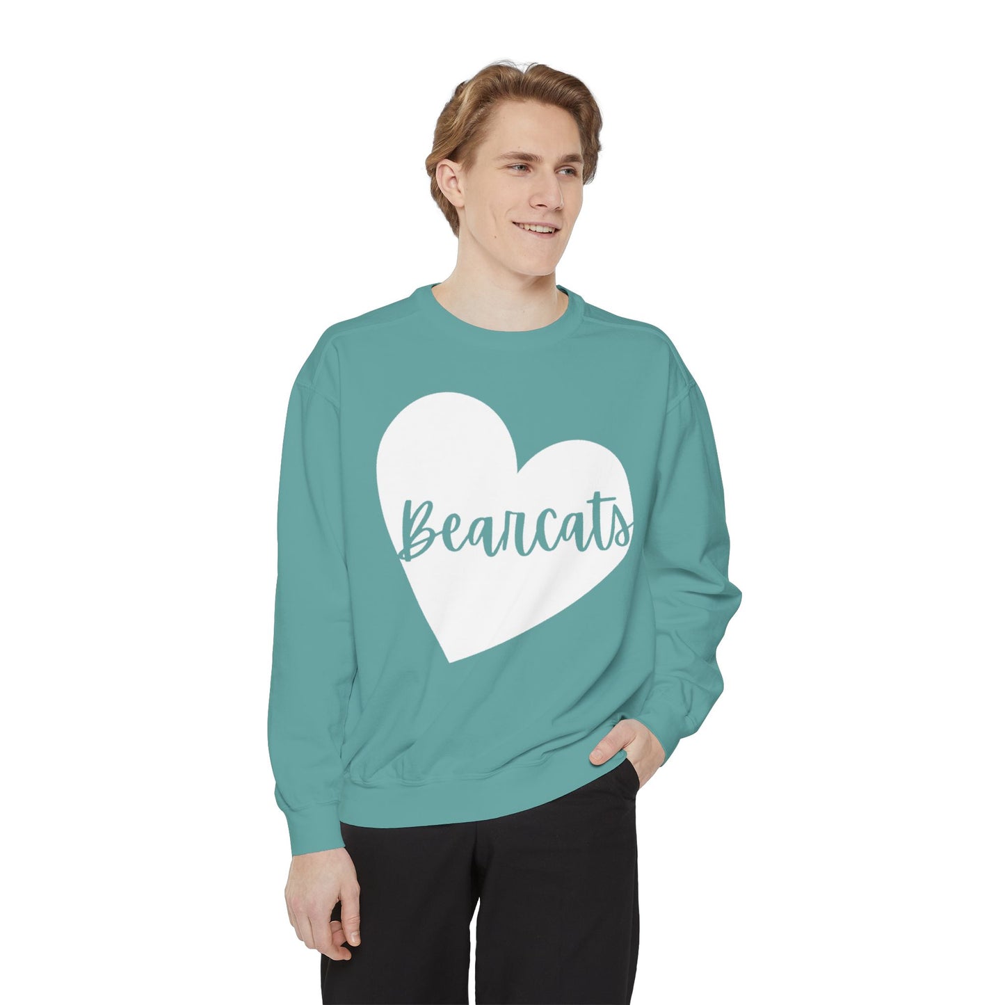 Generic Team Crewneck Sweatshirt - Bearcats Heart