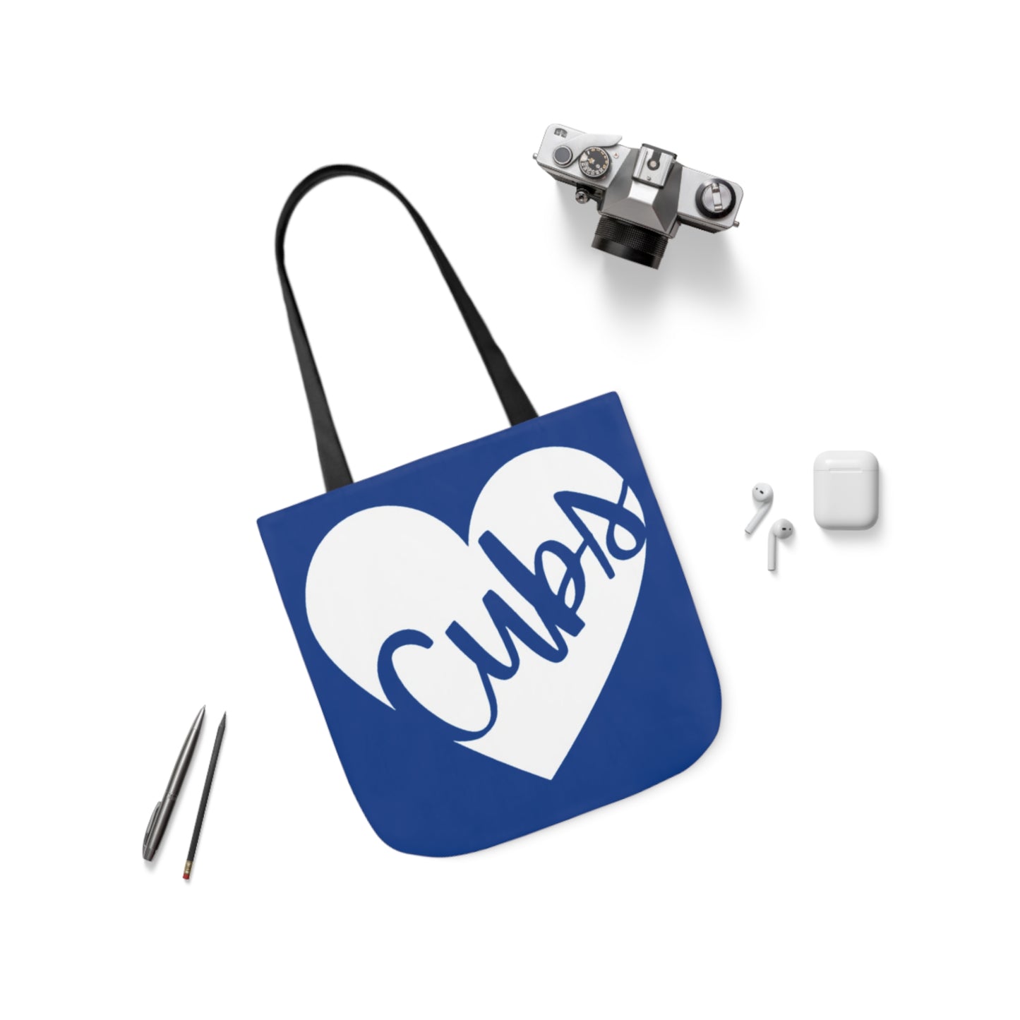 Generic Team Royal Blue Canvas Tote Bag, 5-Color Straps - Cubs