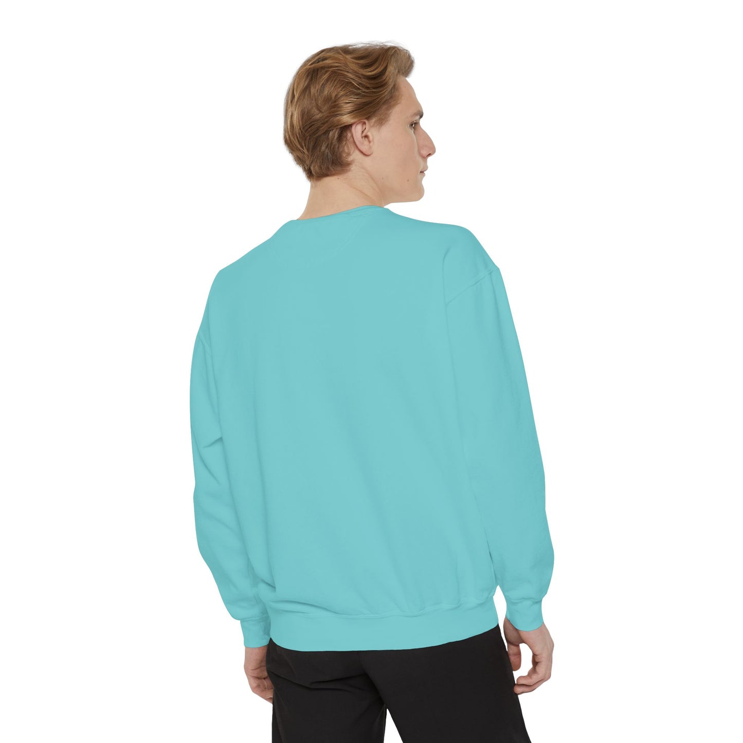 Generic Team Unisex Aqua Crewneck Sweatshirt - Aces