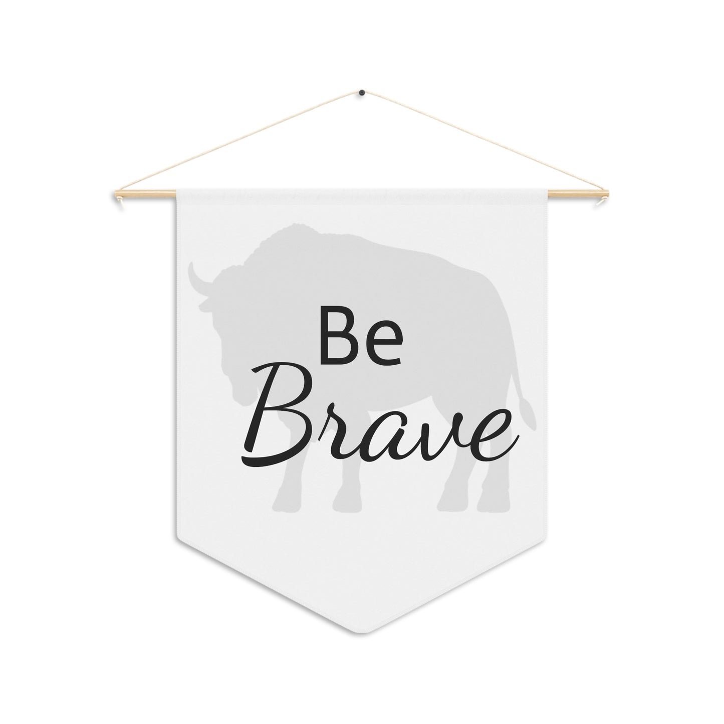 Pennant - Be Brave Bison - Ice