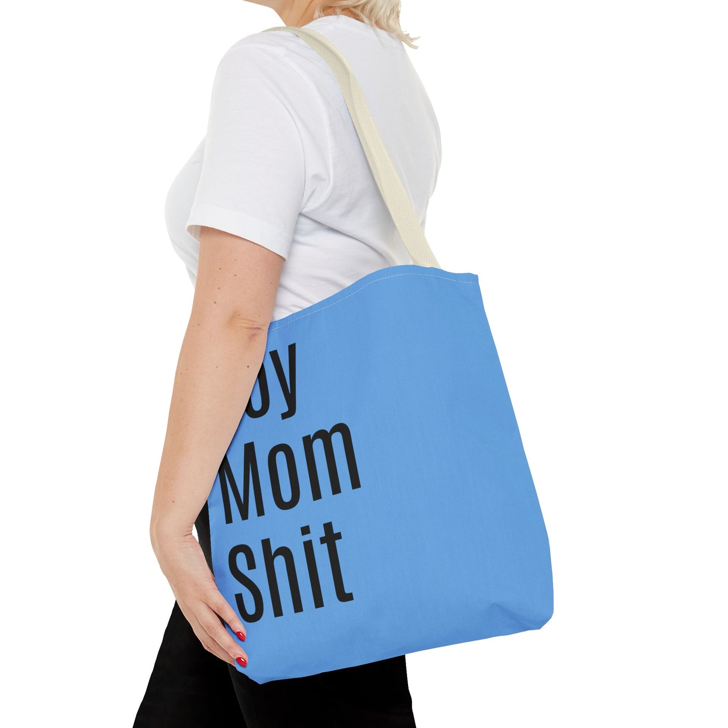 Boy Mom  Versatile Tote Bag (AOP) - Blue