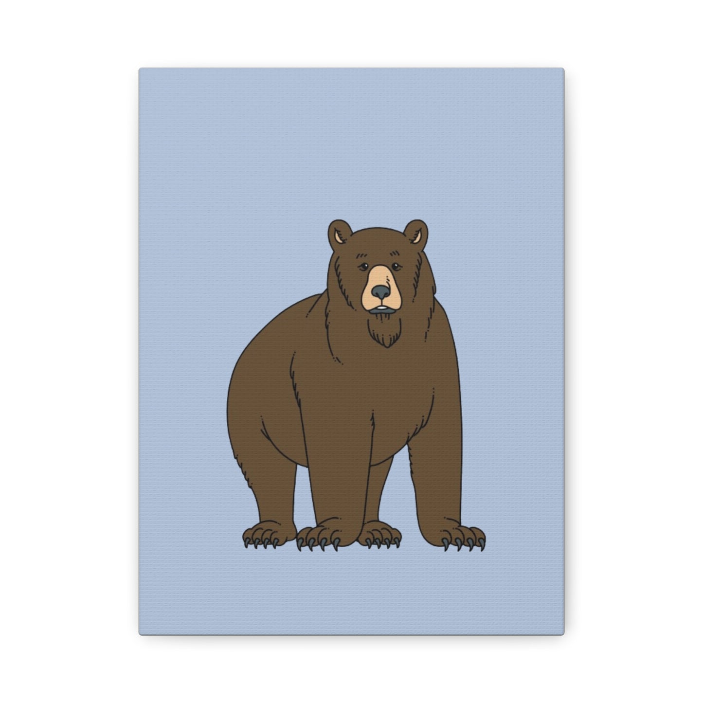 Stretched Matte Canvas 1.25" - Bear