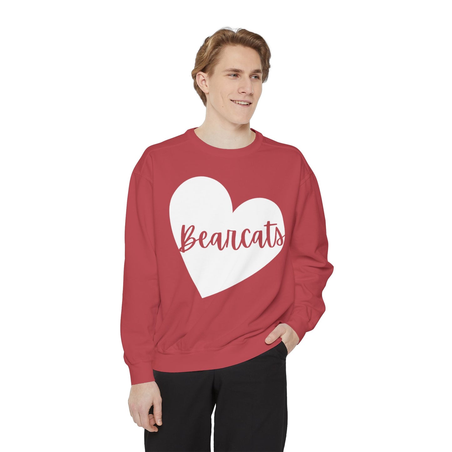 Generic Team Crewneck Sweatshirt - Bearcats Heart