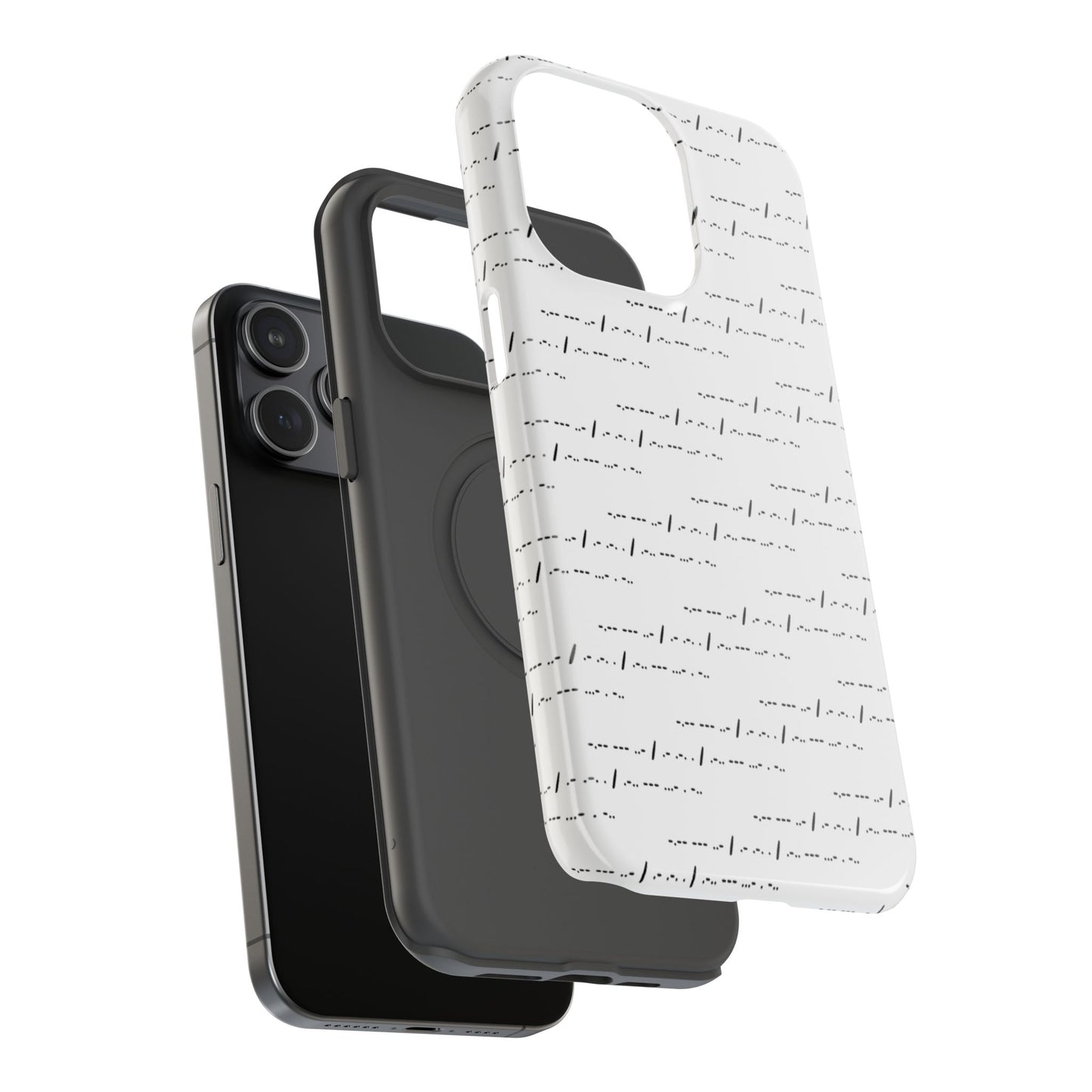 Phone Case - Impact-Resistant - "You Are Loved" Morse Code