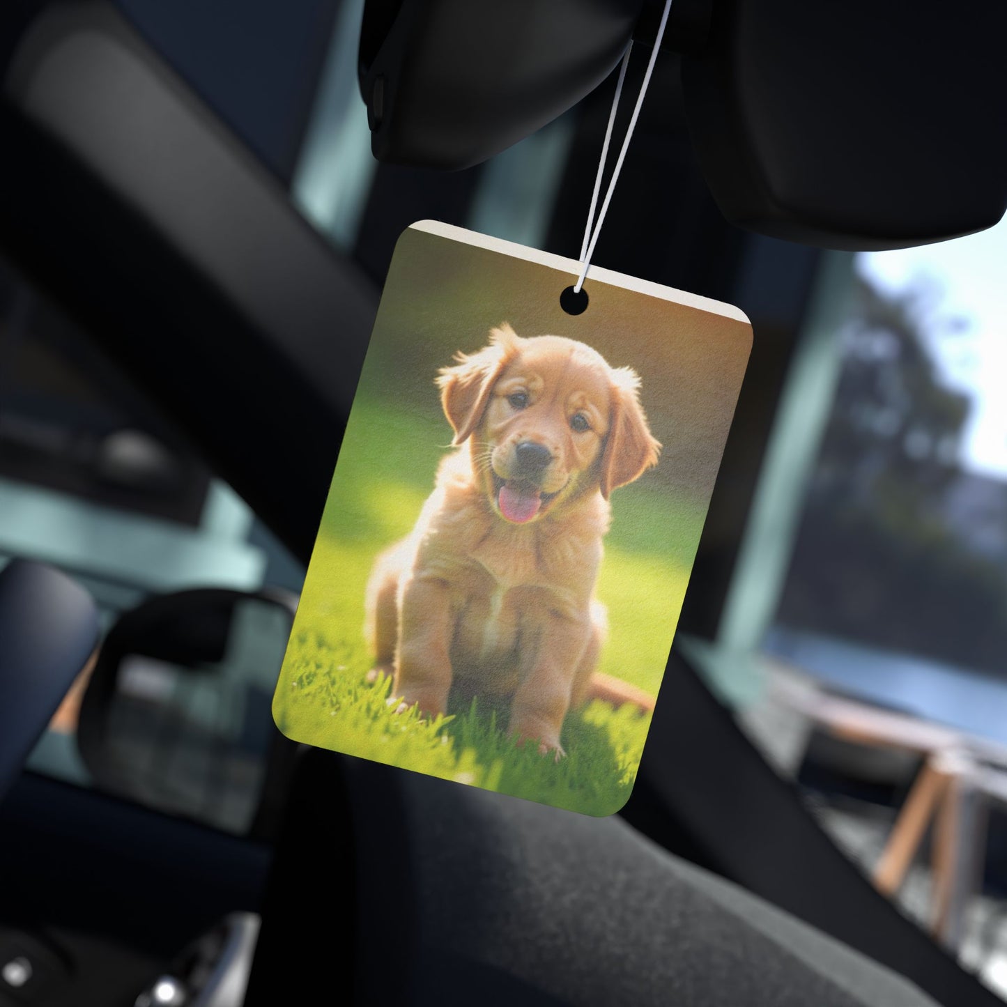 Car Air Freshener - Golden Puppy