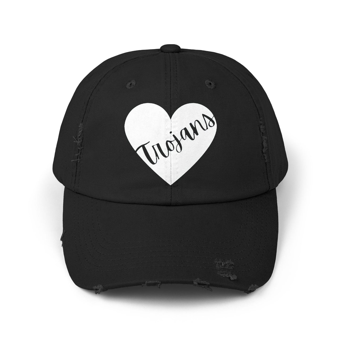 Generic Team Unisex Distressed Cap - Trojans