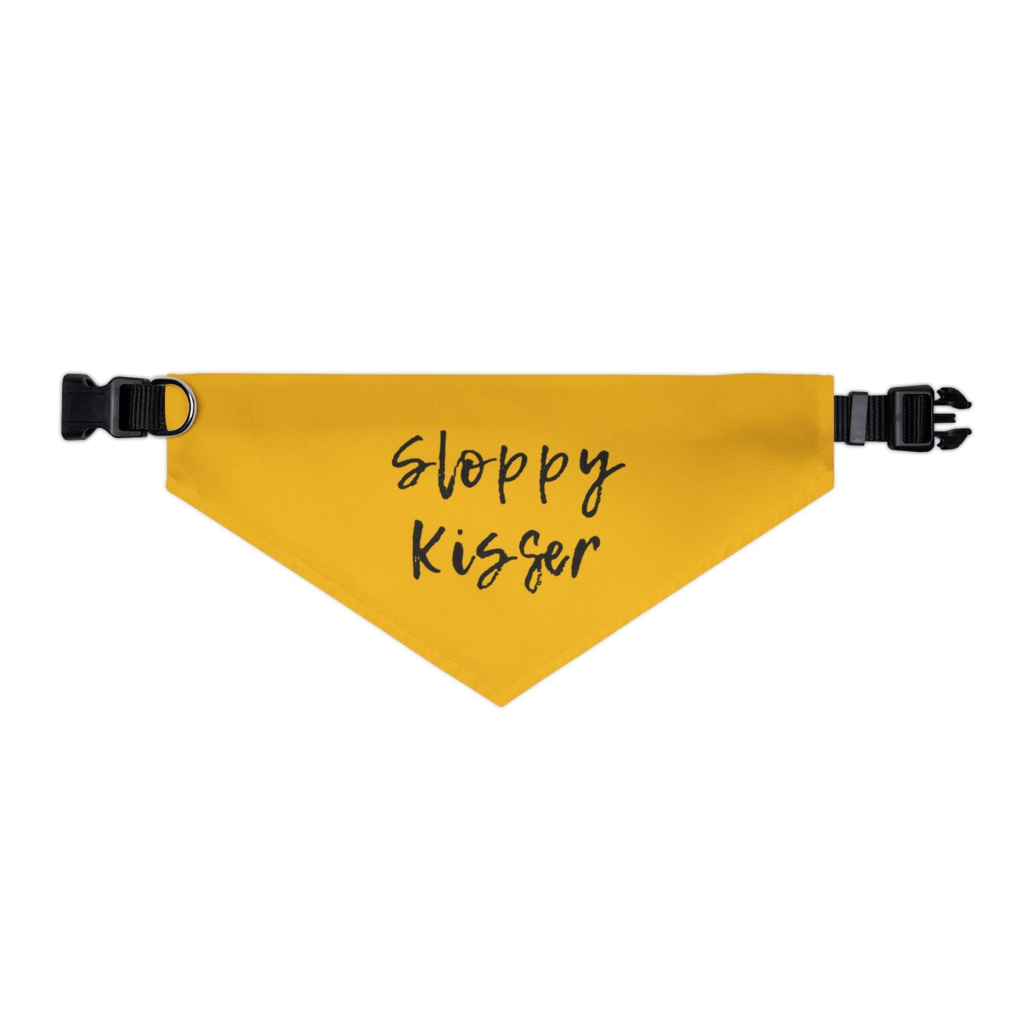 Pet Bandana Collar Yellow - Sloppy Kisser