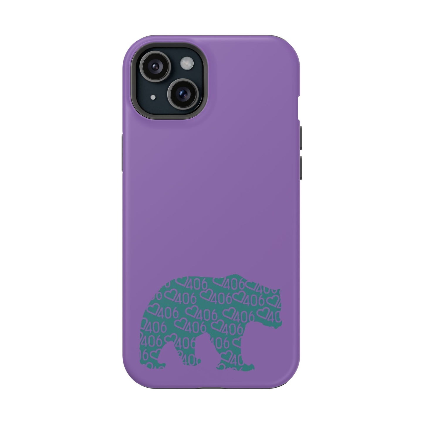 ITS406 Design Magnetic Tough Case - Bear Maroon