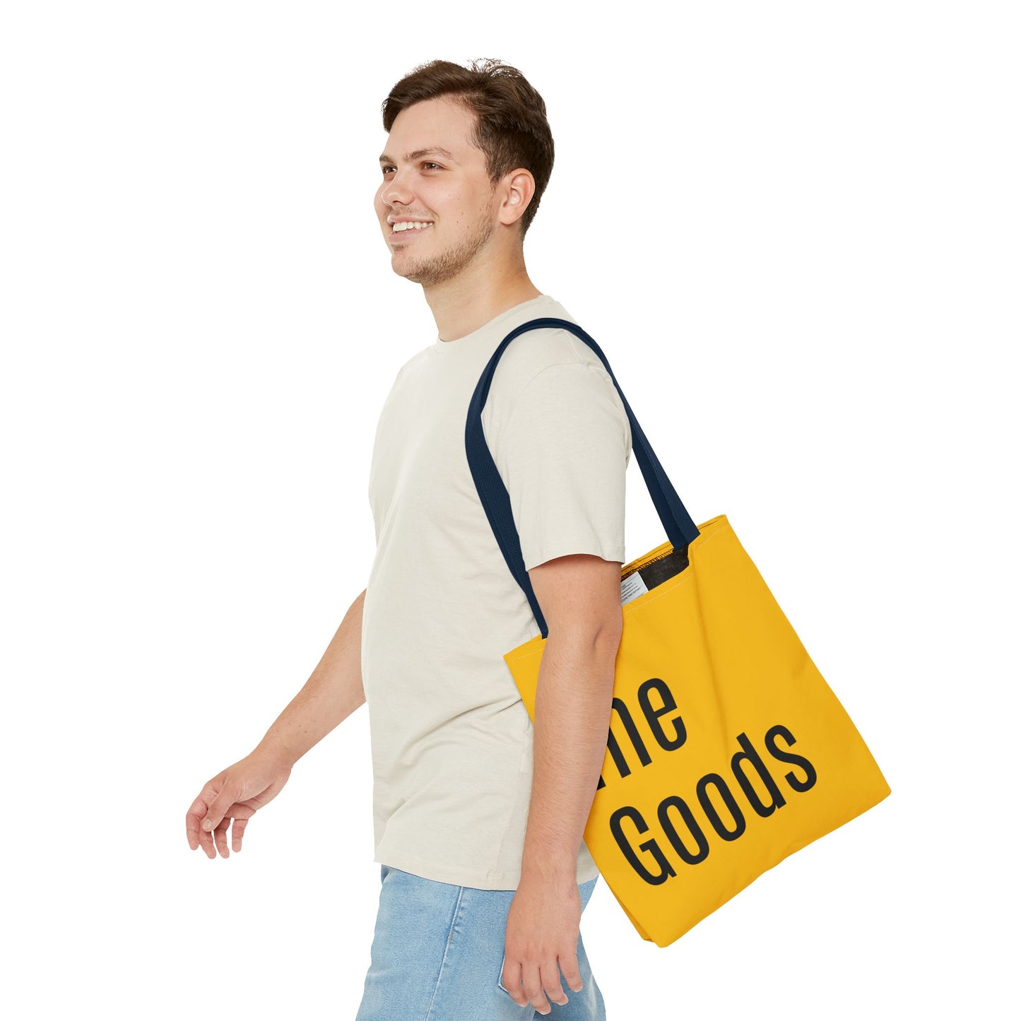 The Goods  Versatile Tote Bag (AOP) - Gold