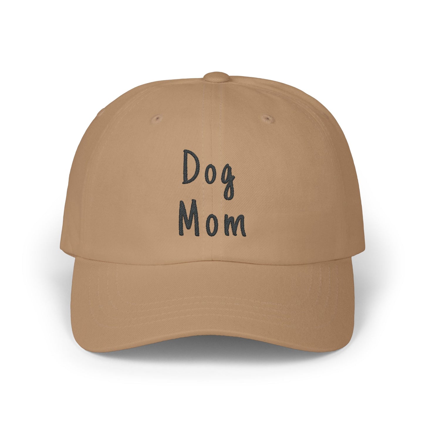 Embroidered Classic Baseball Cap - Dog Mom