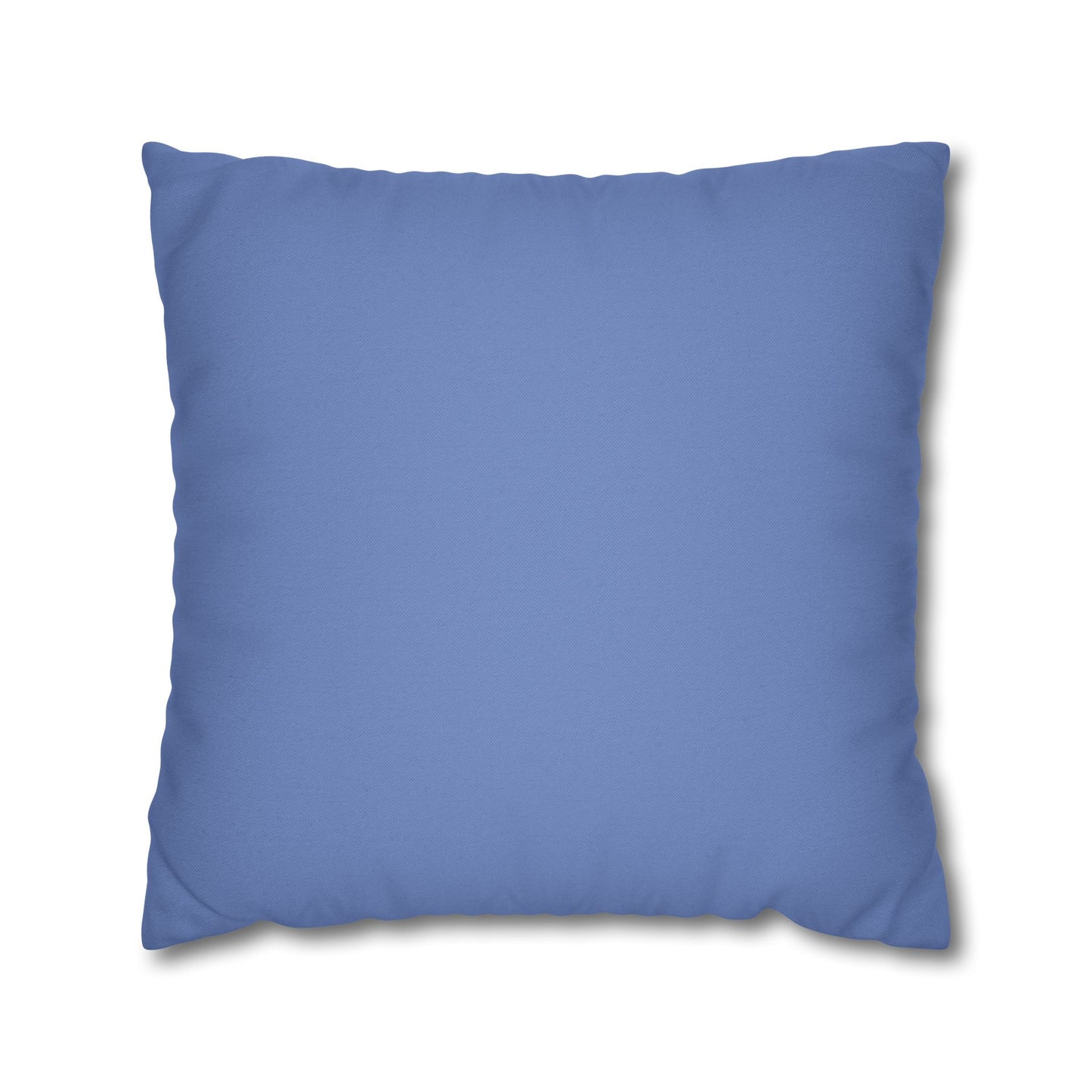 Spun Polyester Square Pillowcase - Almost Denim