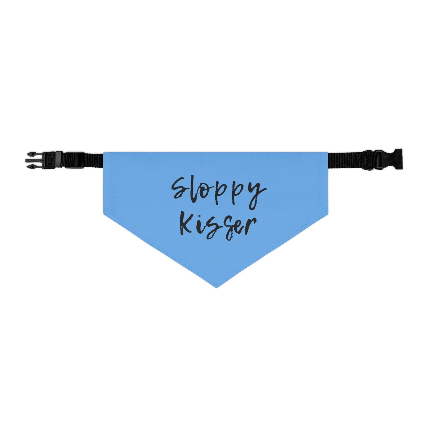 Pet Bandana Collar Teal - Sloppy Kisser