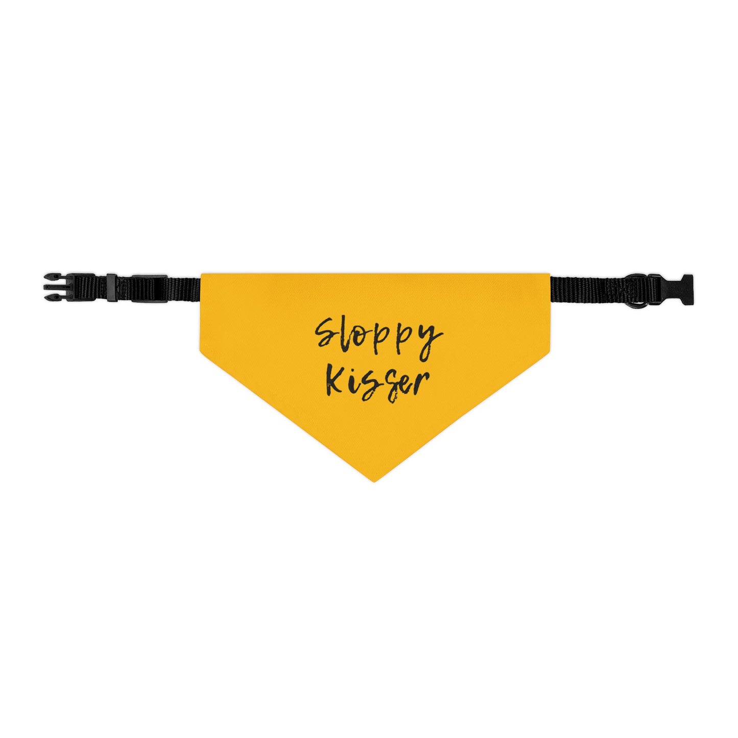 Pet Bandana Collar Yellow - Sloppy Kisser