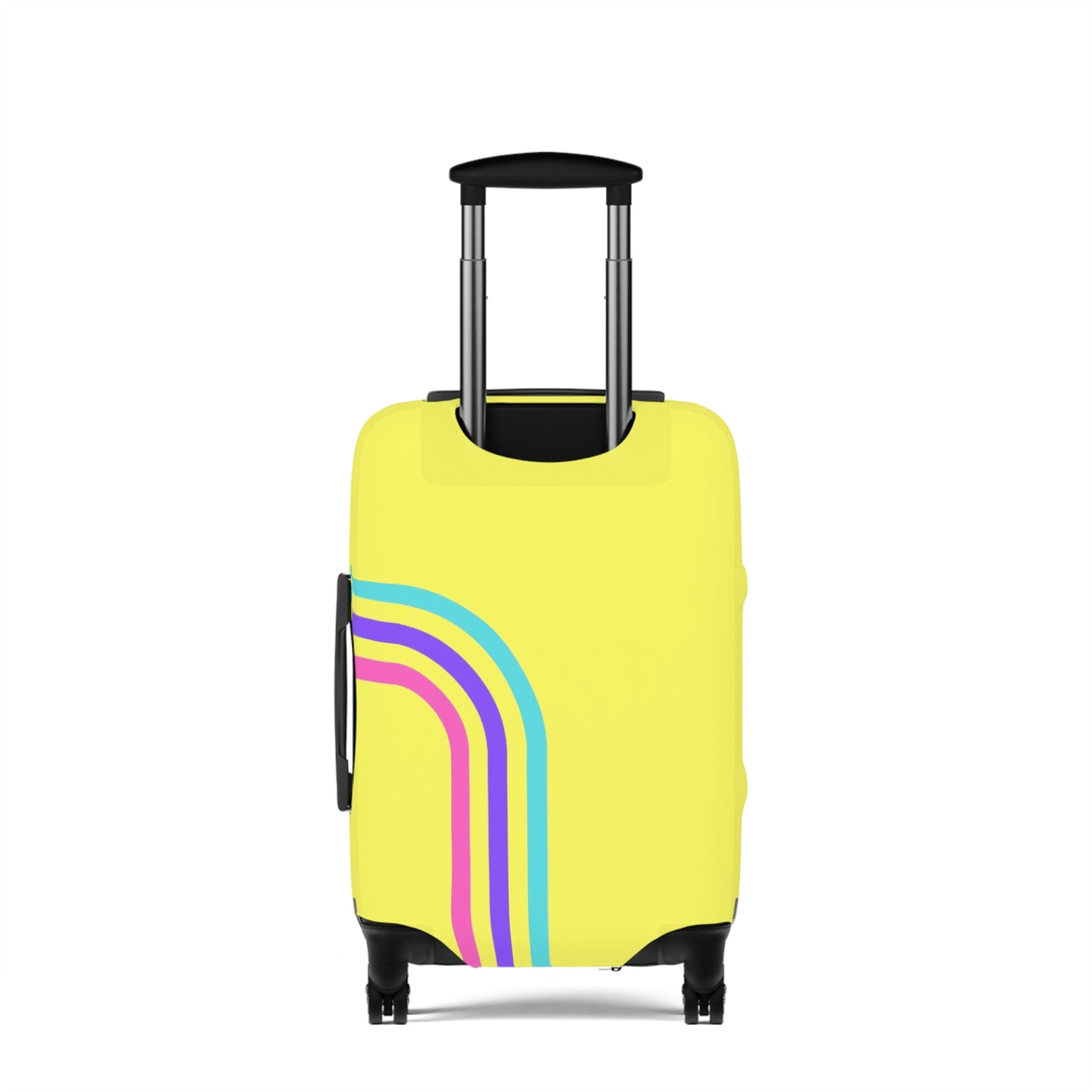 90's Inspired Luggage Cover - Banana Multicolor