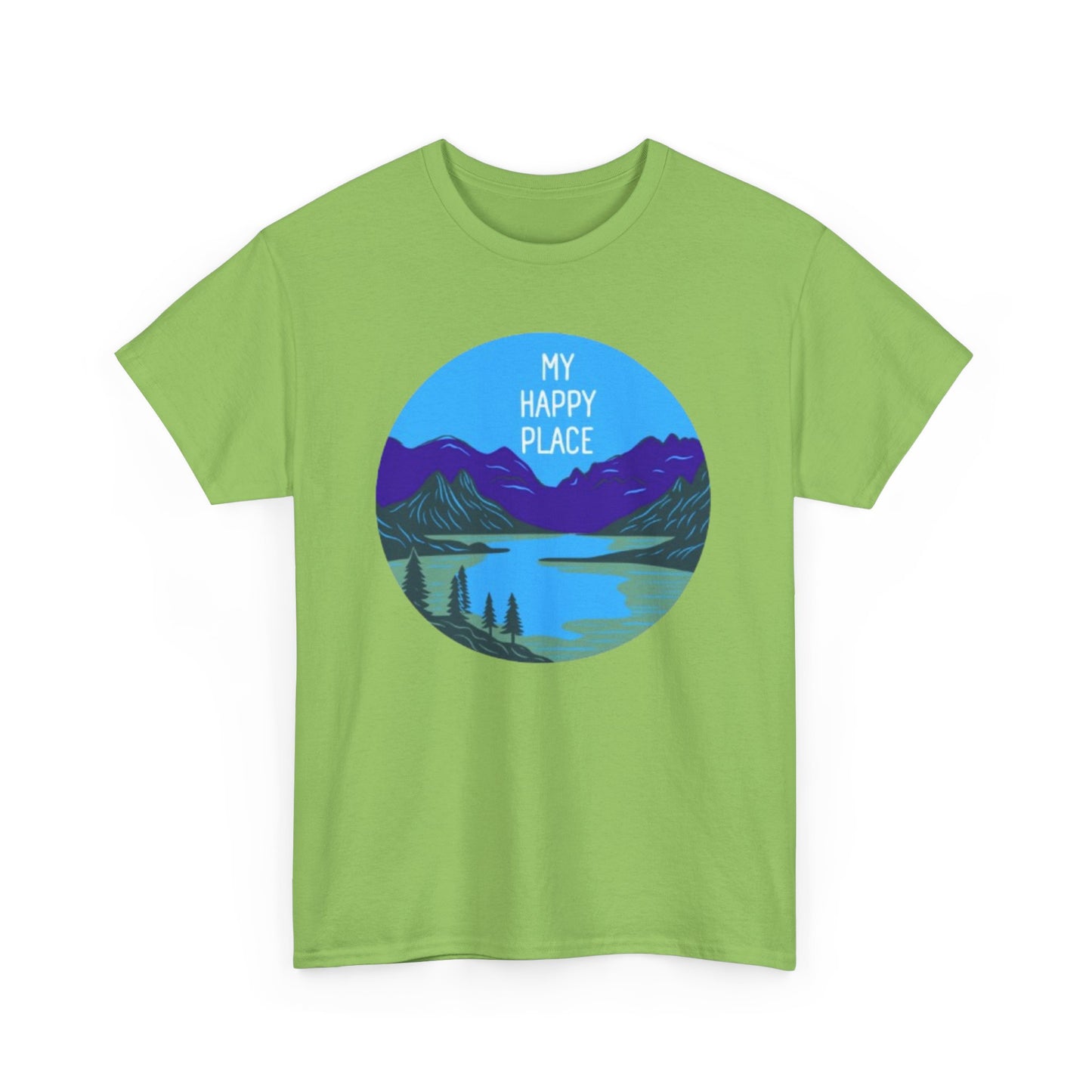 My Happy Place Adult Unisex Heavy Cotton Tee