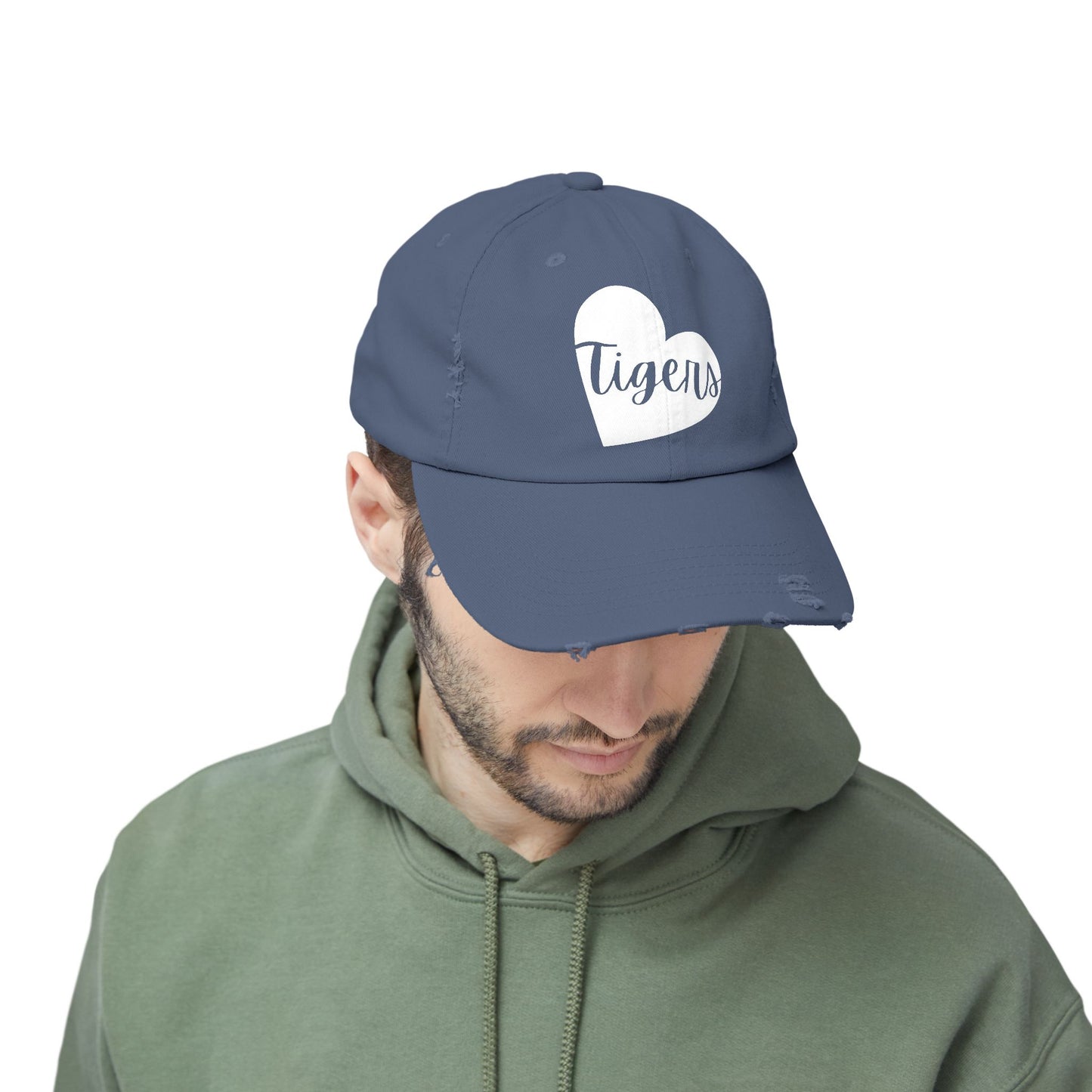 Sports Team Distressed Cap - Tigers