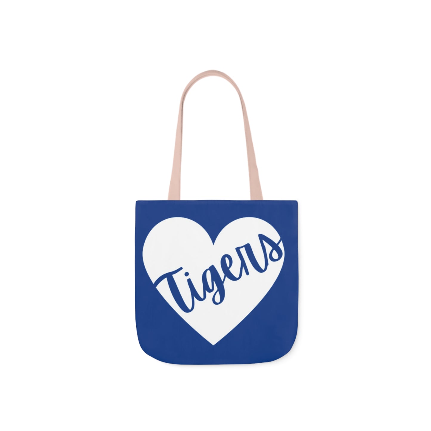 Generic Team Royal Blue Canvas Tote Bag, 5-Color Straps - Tigers