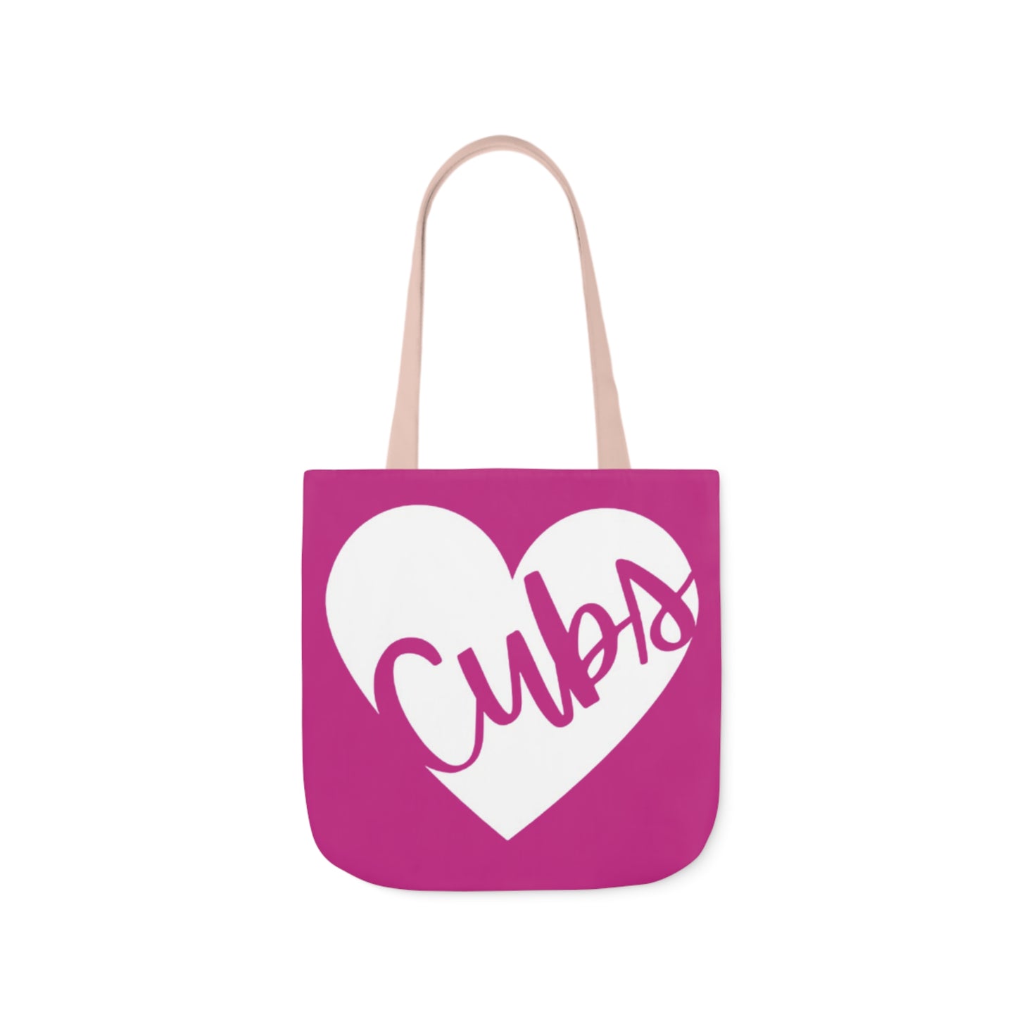 Generic Team Dark Pink Canvas Tote Bag, 5-Color Straps - Cubs