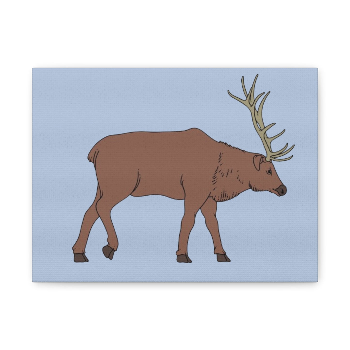 Stretched Matte Canvas 1.25" - Elk