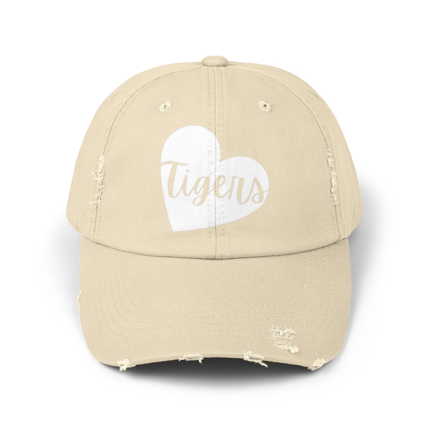 Sports Team Distressed Cap - Tigers