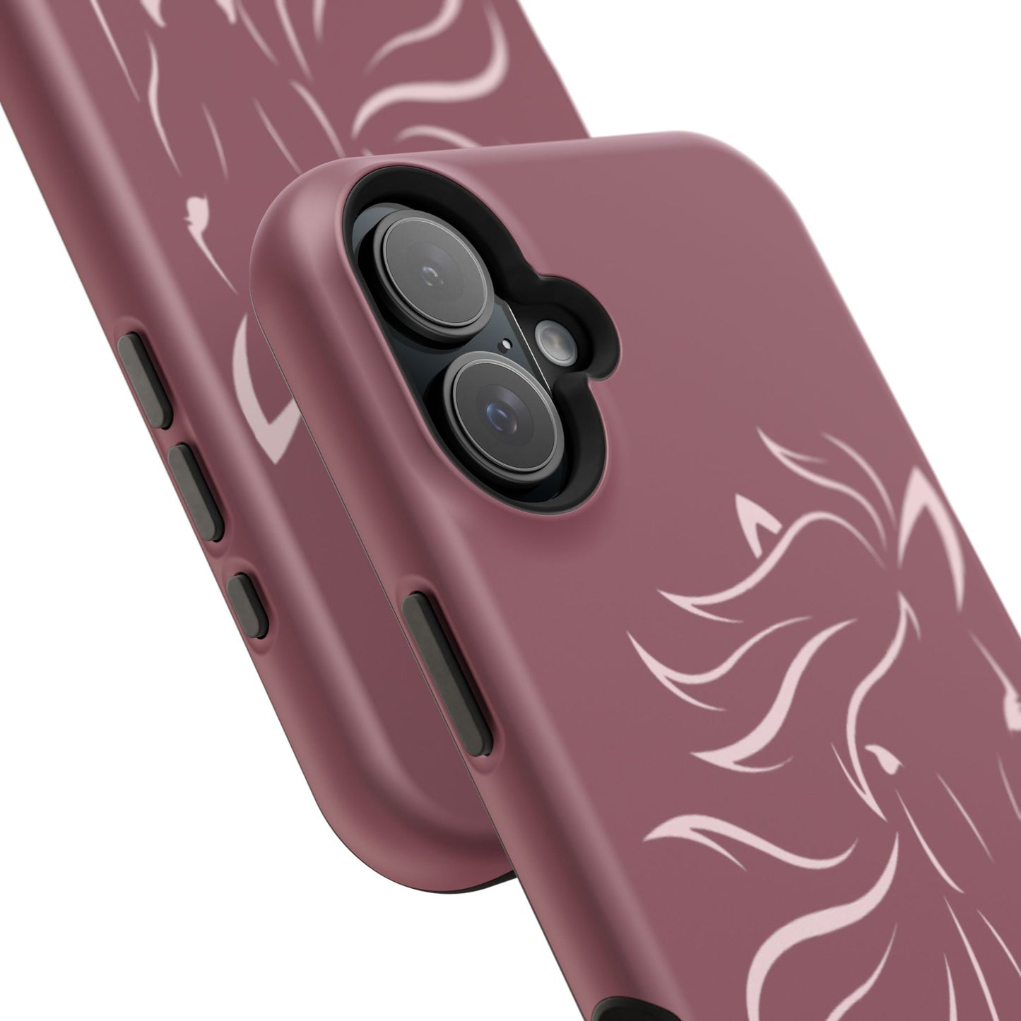 Phone - Magnetic Tough Cases - Pink Horse Outline