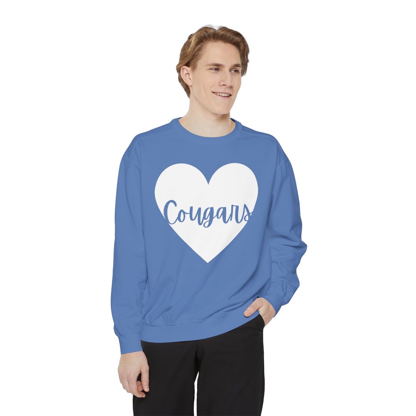 Generic Team Crewneck Sweatshirt - Cougars Heart